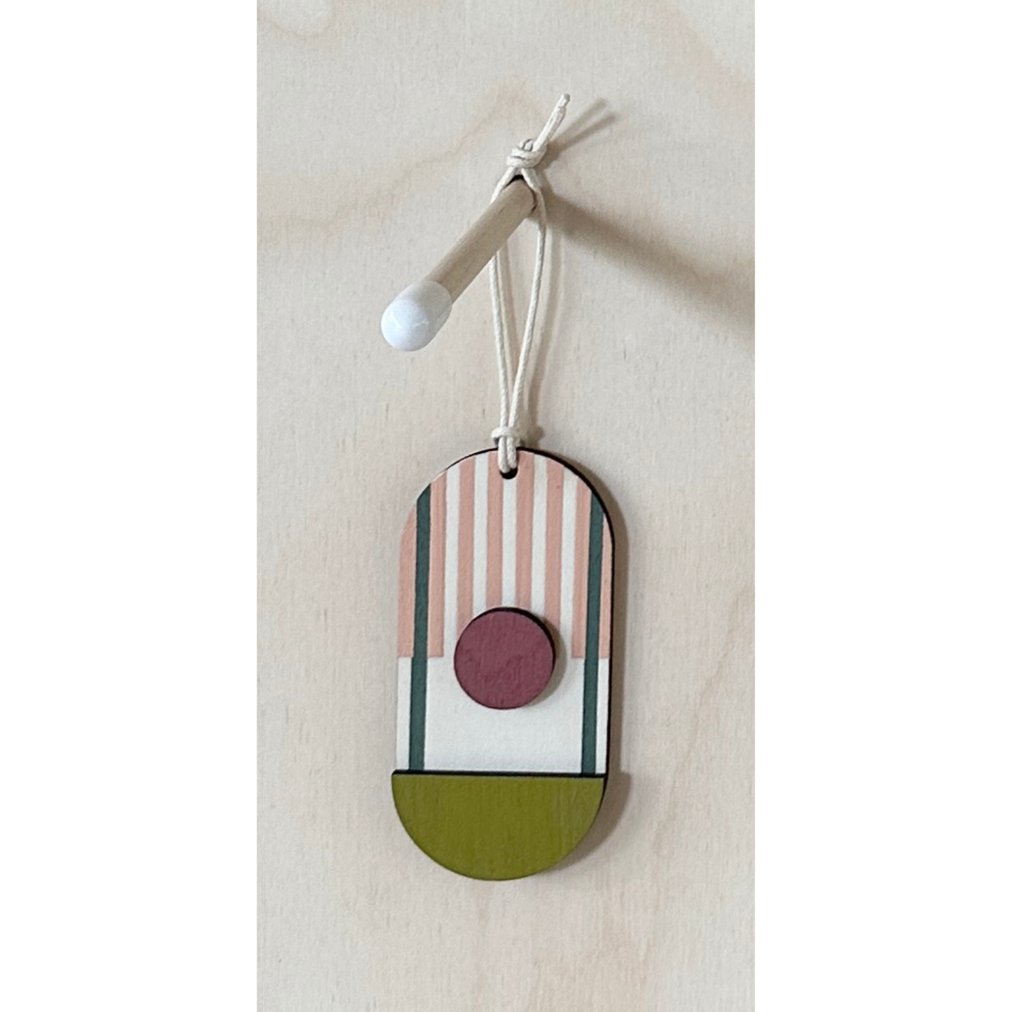 Geometric - Mini Mid-Century Wall Art - Little Wooden Decoration - Eclectic Collection