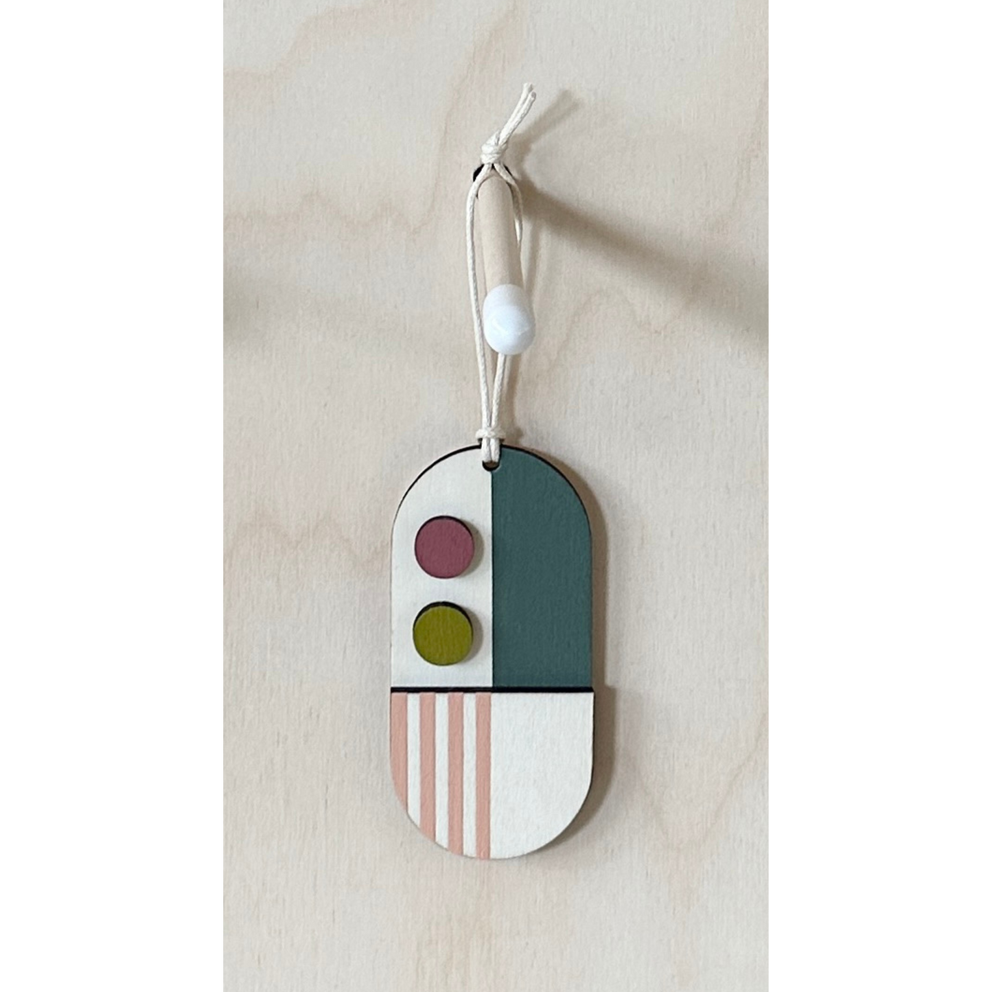 Geometric - Mini Mid-Century Wall Art - Little Wooden Decoration - Eclectic Collection