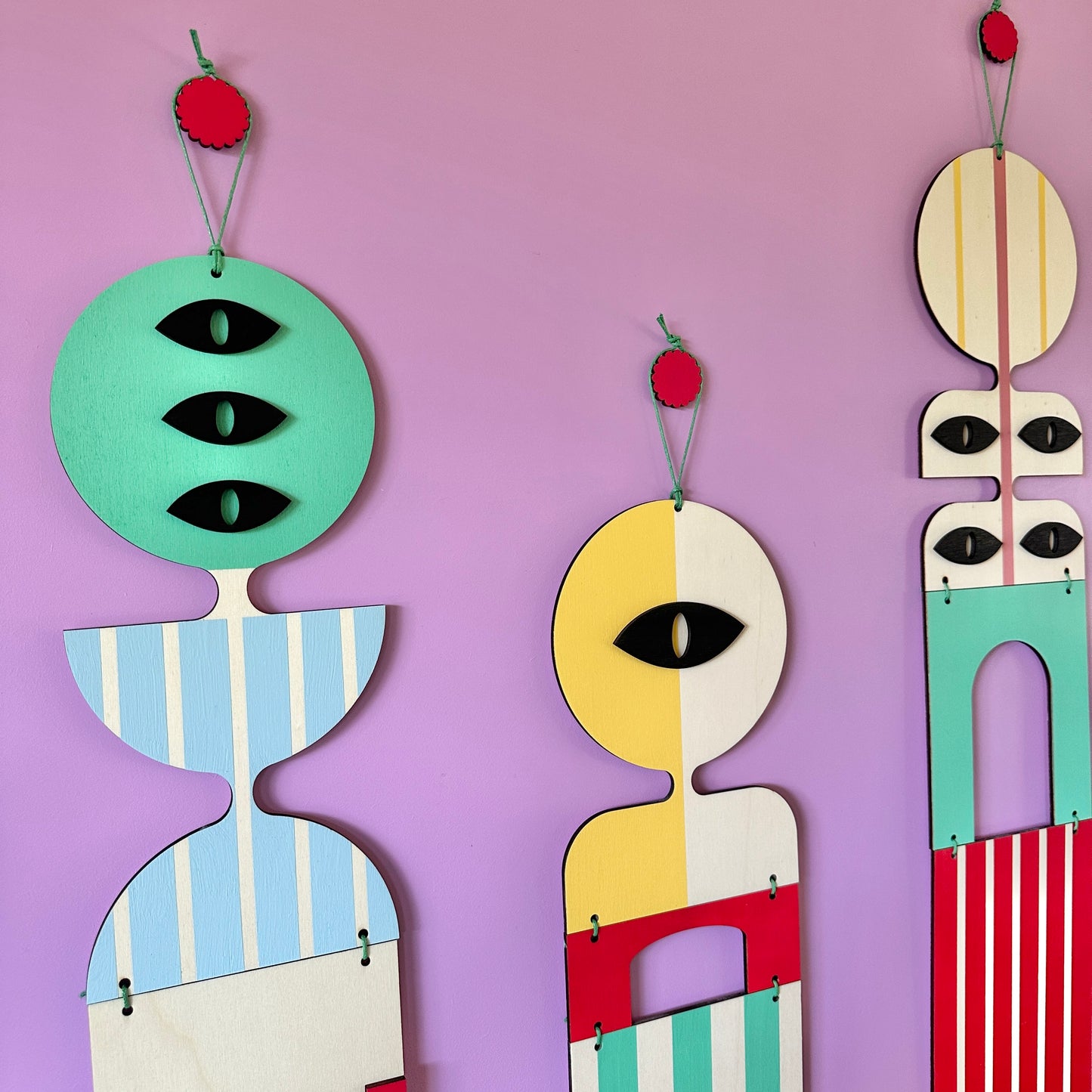 Modern Art Gallery Wall - Pop Art Style - Geometric Wall Hangings