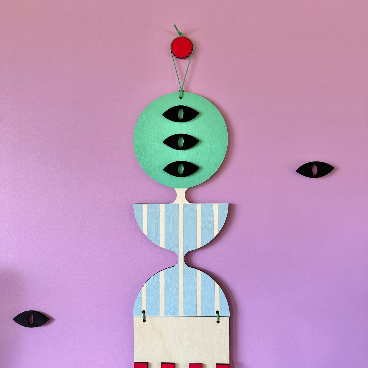 Maximalist Wall Art - Funky Wall Decor - Bold Colours Wall Hanging