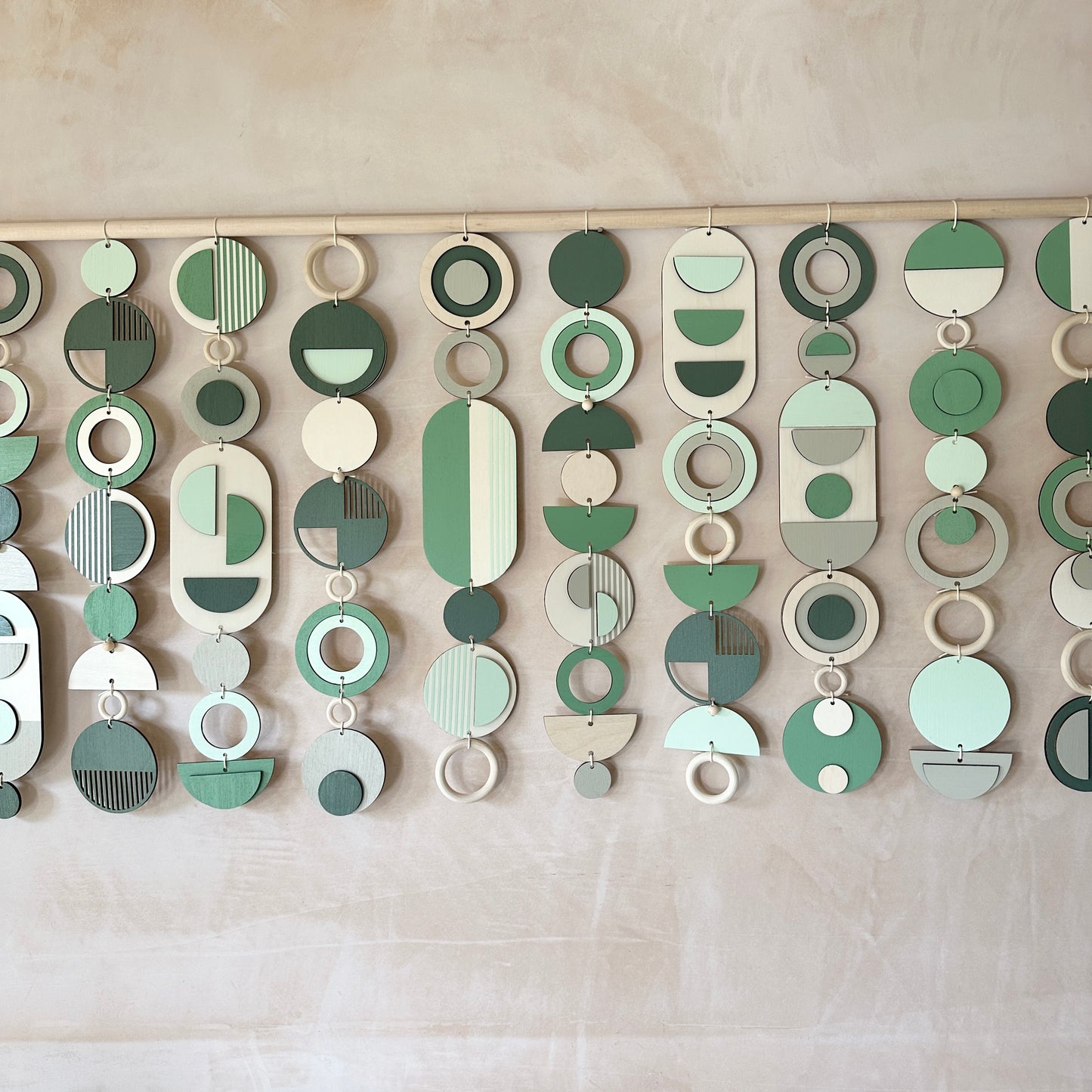 Green Wall Art - Home Decor - Modern Wall Art - Big Wall Hanging