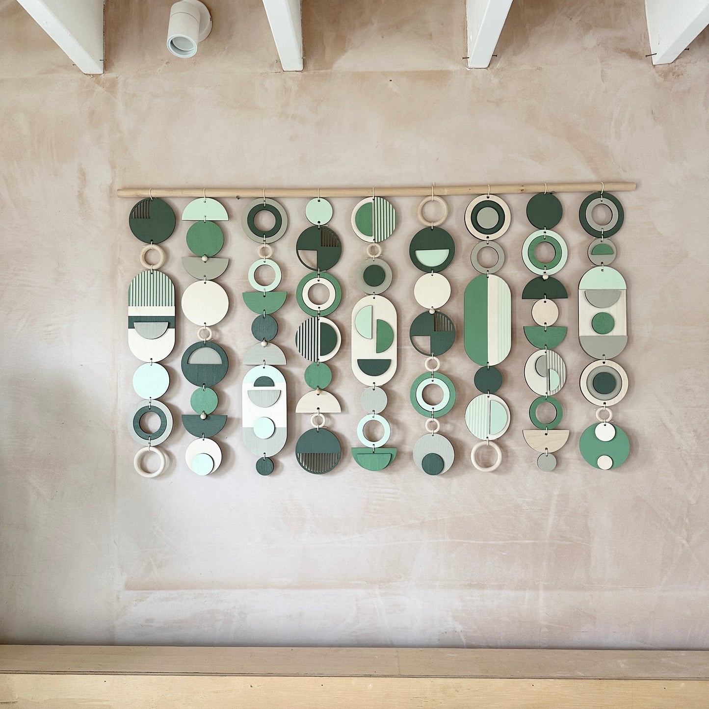 Green Wall Art - Home Decor - Modern Wall Art - Large Centre Piece Art - Wall Tapestry