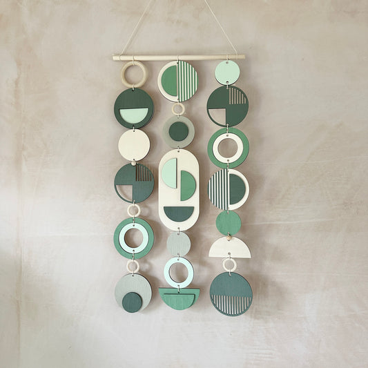 Green Wall Art - Home Decor - Modern Wall Art - Geometric Decor