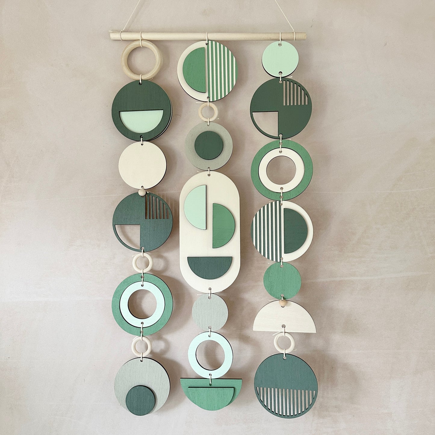 Green Wall Art - Home Decor - Modern Wall Art - Geometric Decor
