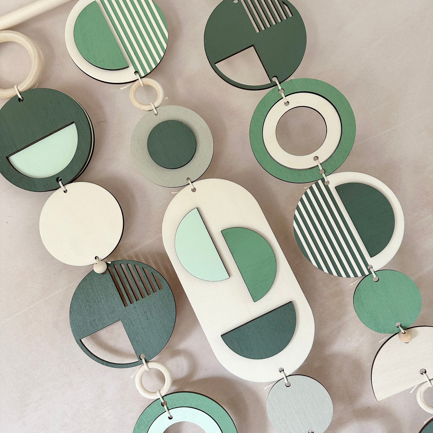 Green Wall Art - Home Decor - Modern Wall Art - Geometric Decor