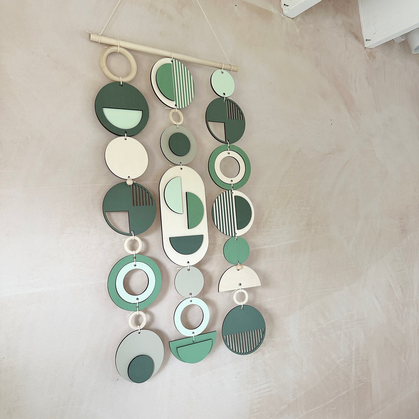 Green Wall Art - Home Decor - Modern Wall Art - Geometric Decor