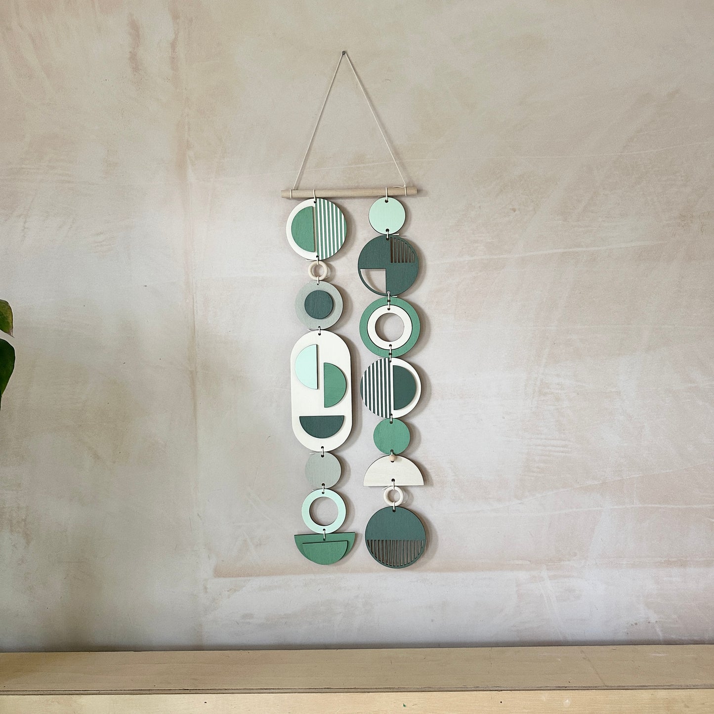 Green Wall Art - Modern Artwork - Home Decor - Large Centre Piece Art - Wall Tapestry