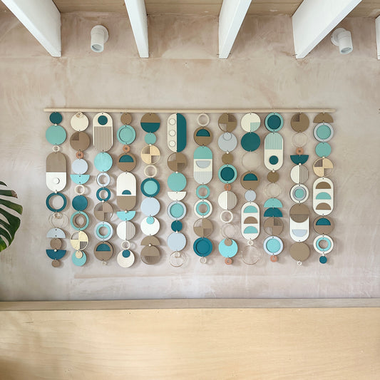 Blue Costal Wall Art - Home Decor - Huge Centre Piece Art - Wall Tapestry - Tapestry - Blue Art