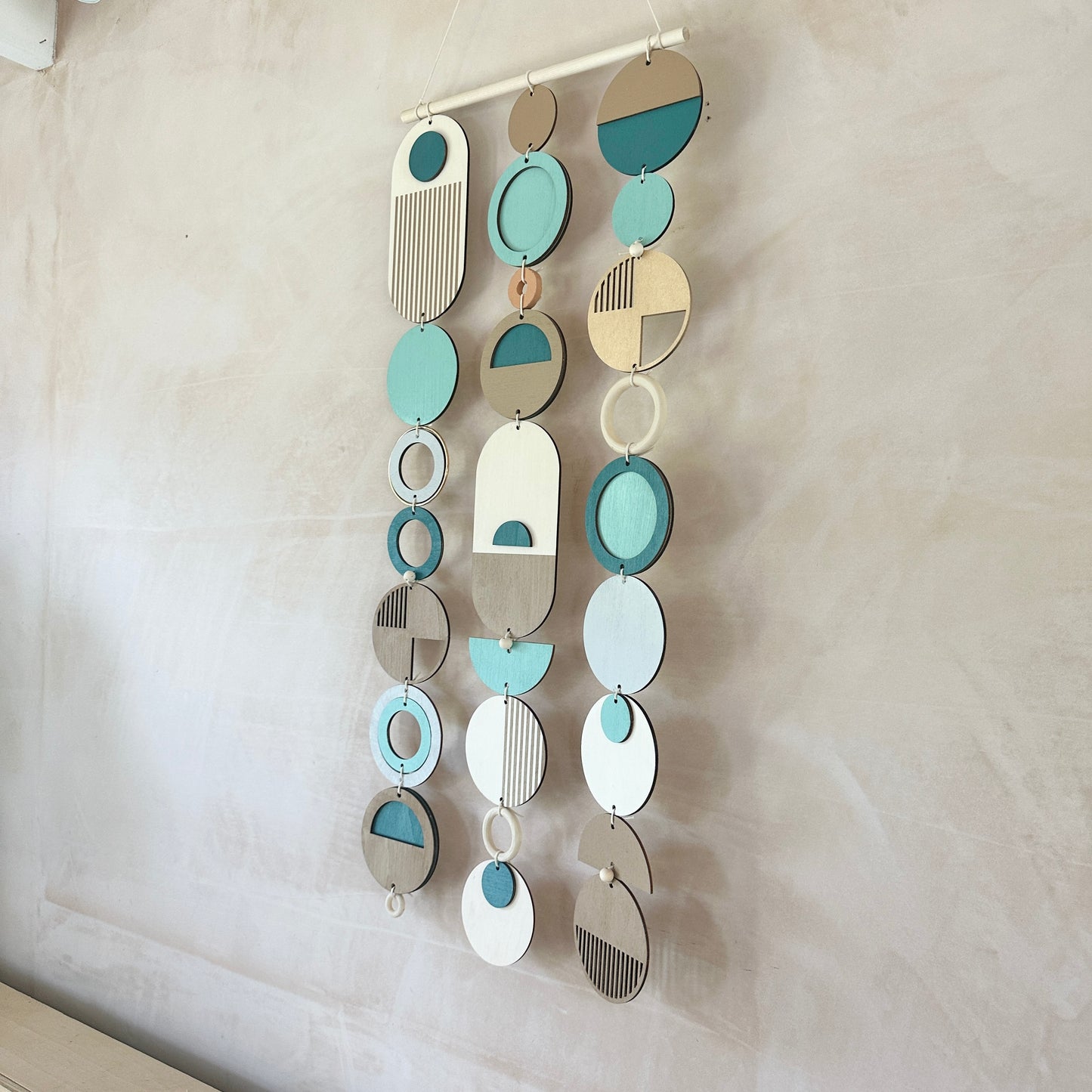 Large Blue Costal Wall Art - Geometric Artwork - Minimal Home Decor - Home Decor - Large Centre Piece Art - Wall Tapestry - Large Tapestry - Blue Art (Copy)