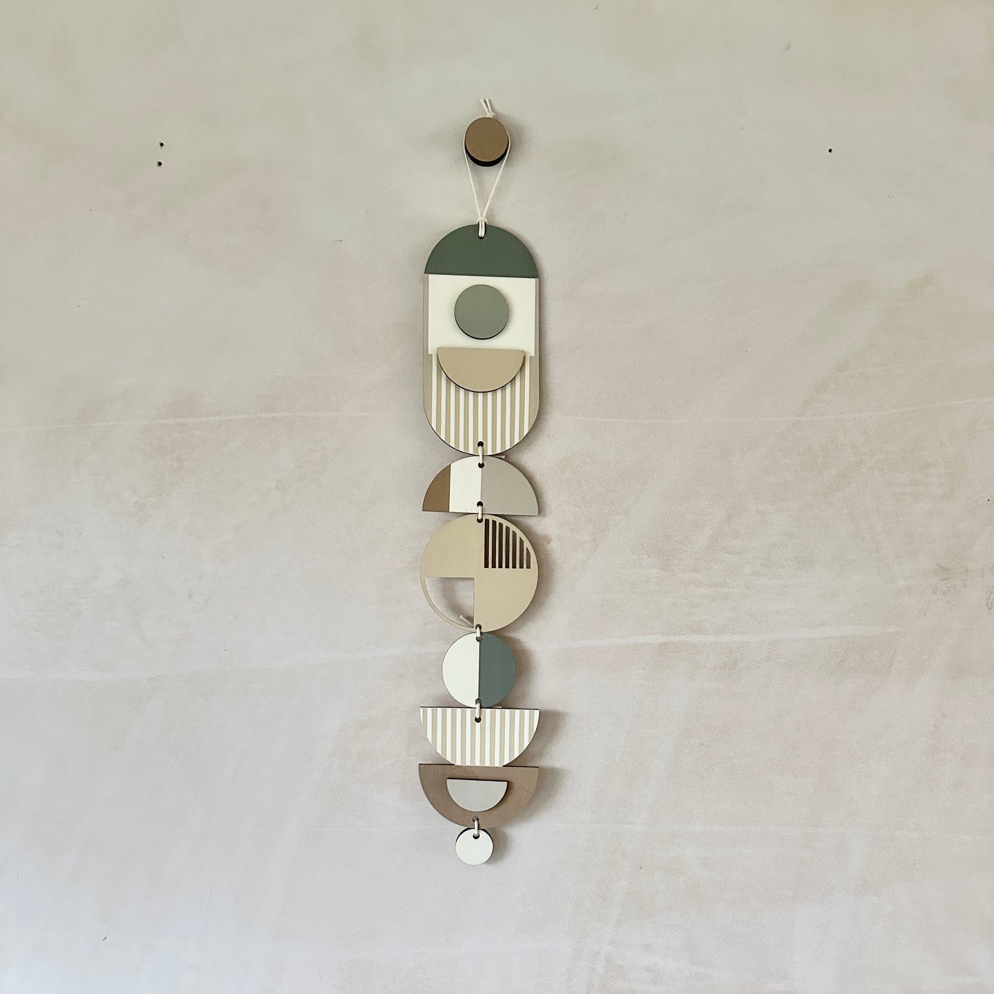 Small Modern Wall Hanging - Natural Geometric Art - Wood Decor - Unusual Wall Hanging - Wall Jewellery- Contemporary Designs - New Decor