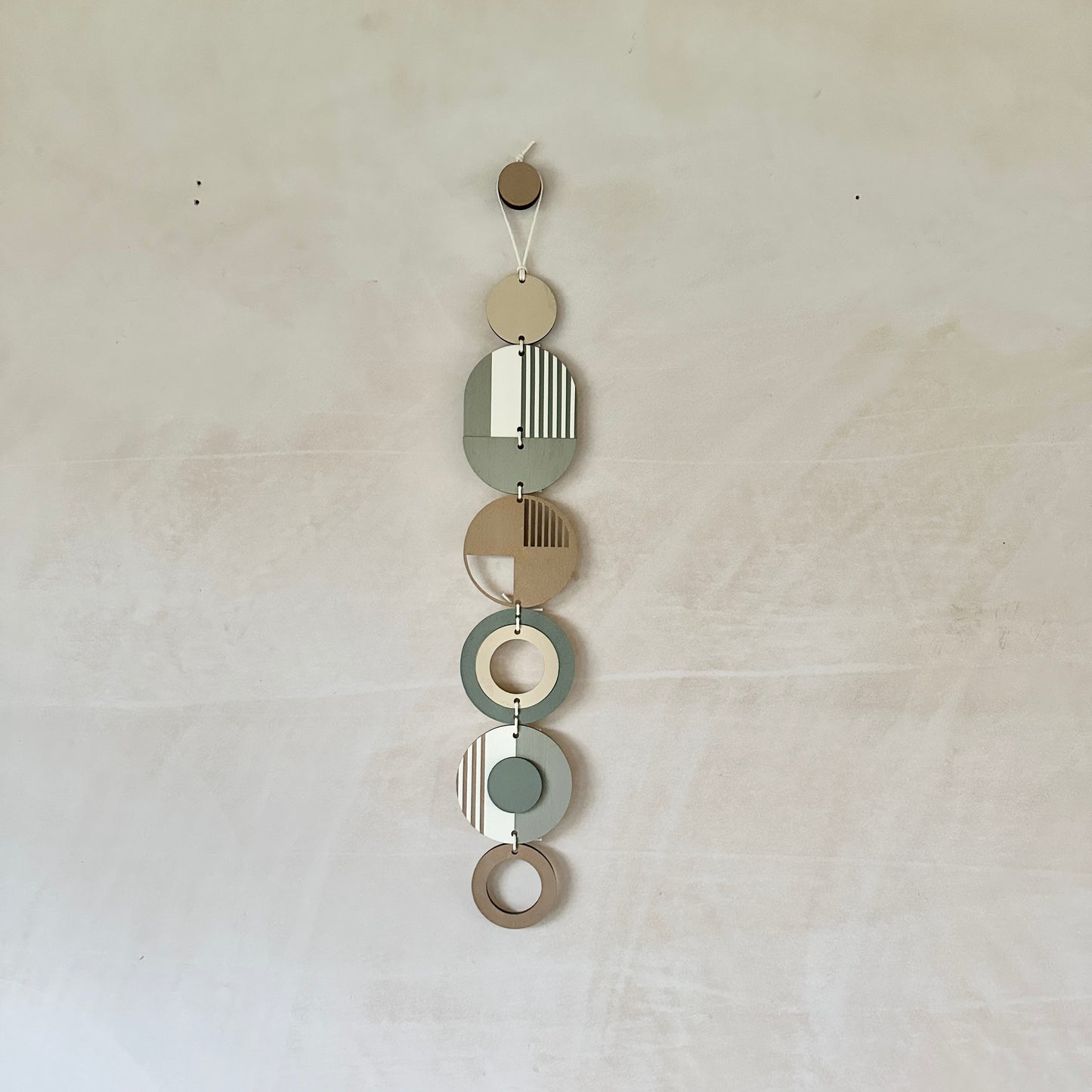 Small Modern Wall Hanging - Natural Geometric Art - Wood Decor - Unusual Wall Hanging - Wall Jewellery- Contemporary Designs - New Decor