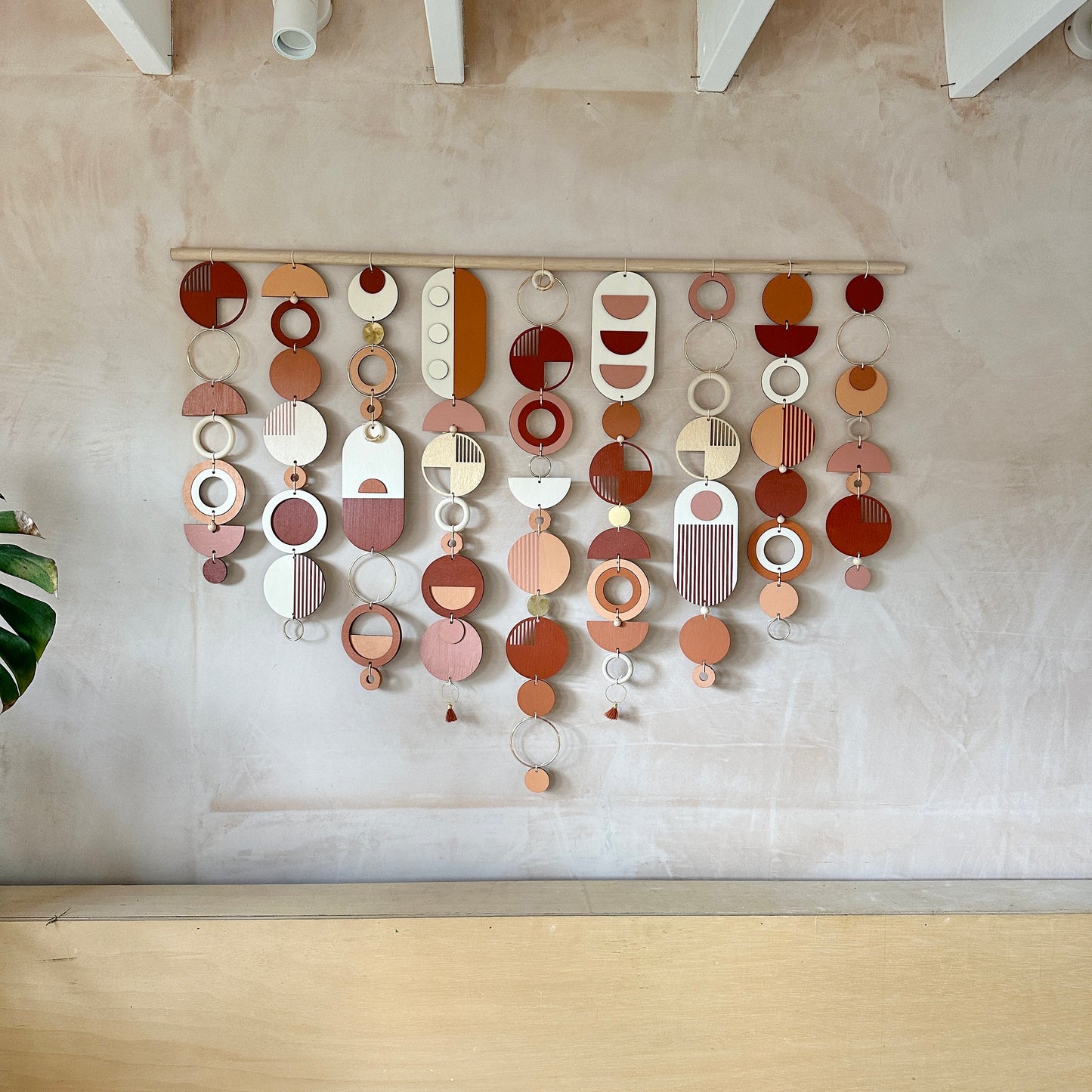 Rich Modern Wall Art - Wood Wall Hanging - Home Decor - Large Centre Piece Art - Statement Wall Art