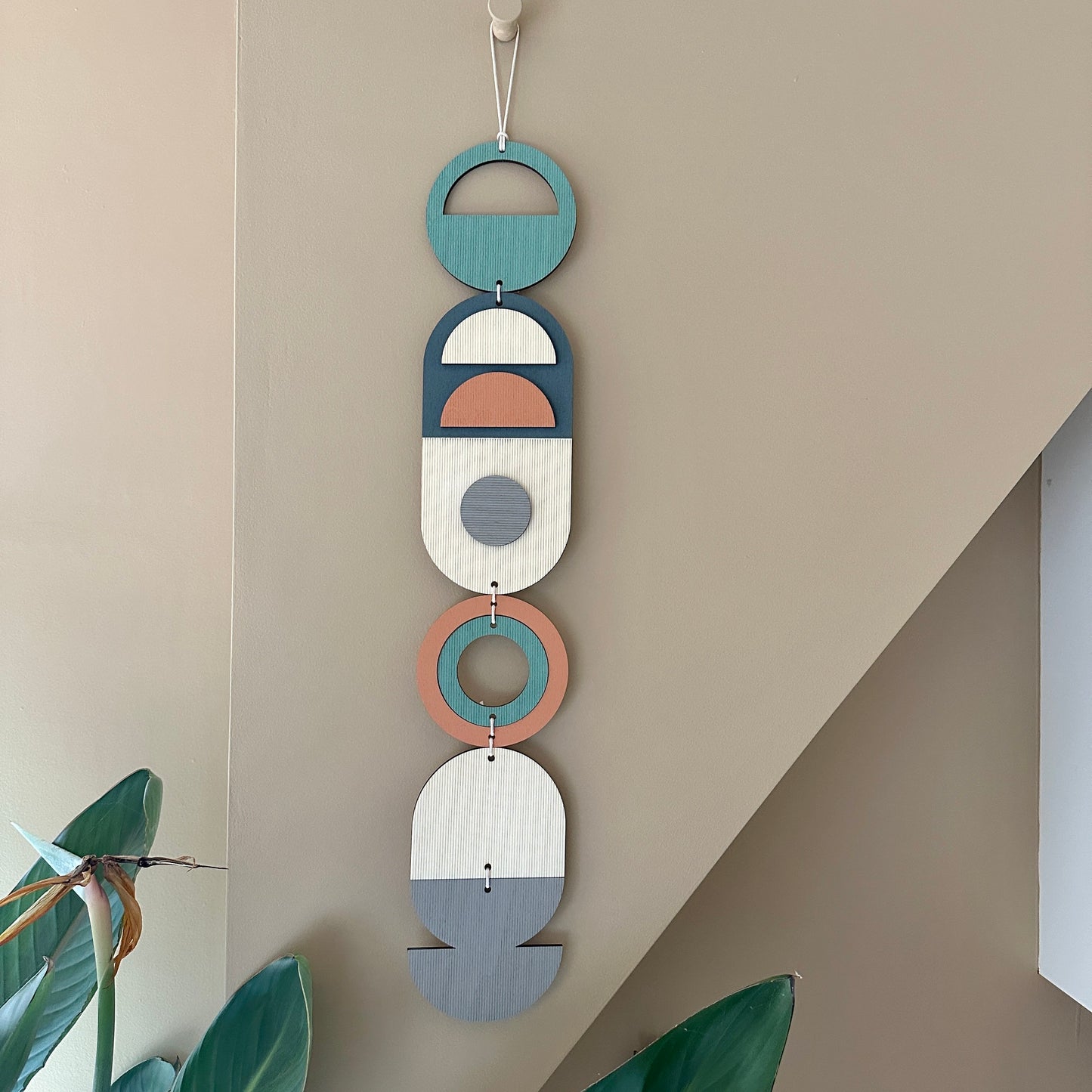 Multi-colour Home Decor - Geometric Wall Art - Home Gift for Her - Housewarming Gift - Mid-Century Home Decor - Art Gift - Birthday Present