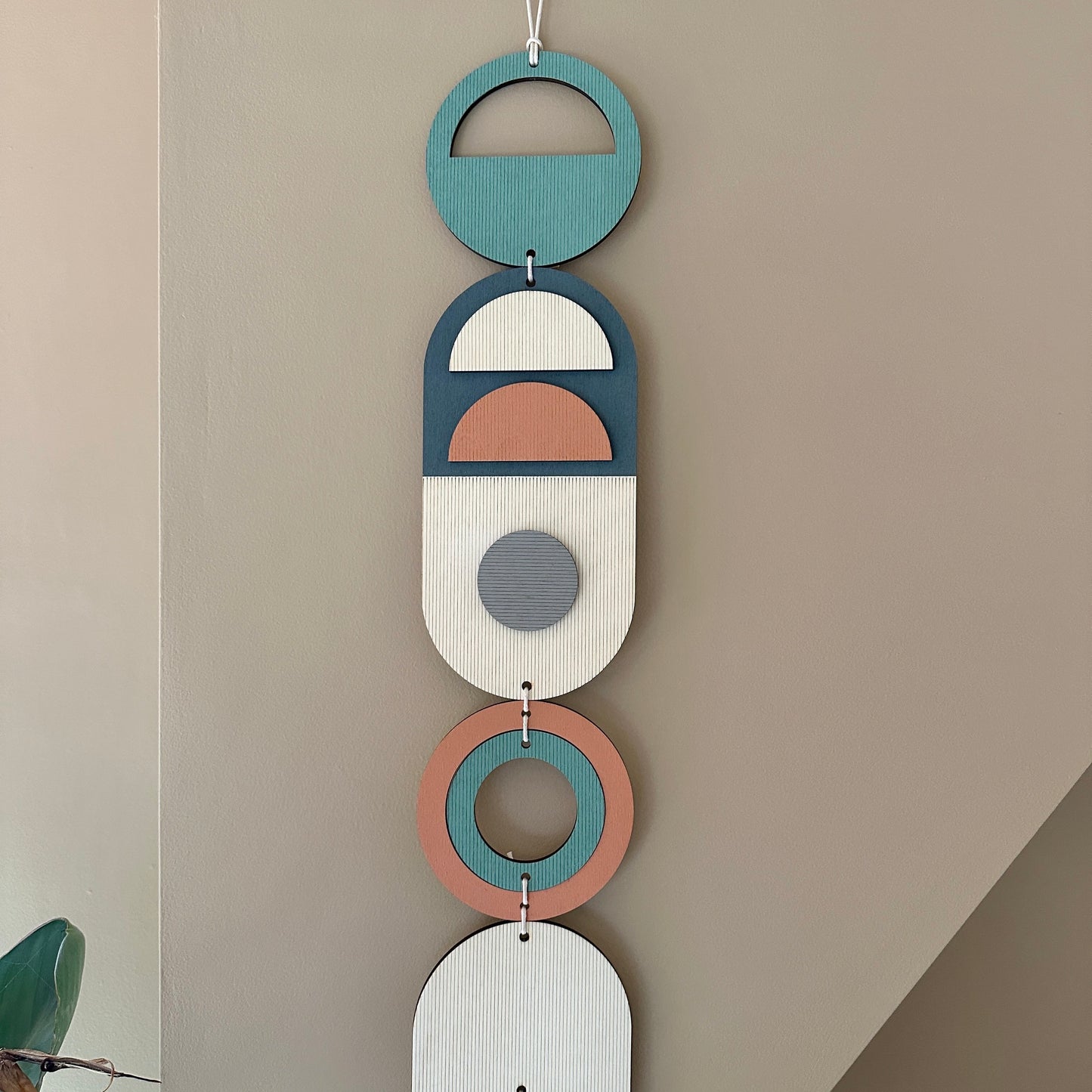 Multi-colour Home Decor - Geometric Wall Art - Home Gift for Her - Housewarming Gift - Mid-Century Home Decor - Art Gift - Birthday Present