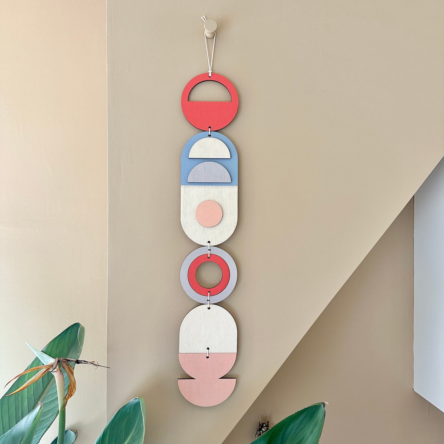 Bright Multi-colour Home Decor - Geometric Wall Art - Home Gift for Her - Housewarming Gift - Mid-Century Home Decor - Art Gift - Birthday Present
