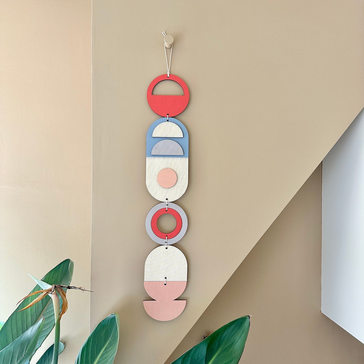 Bright Multi-colour Home Decor - Geometric Wall Art - Home Gift for Her - Housewarming Gift - Mid-Century Home Decor - Art Gift - Birthday Present