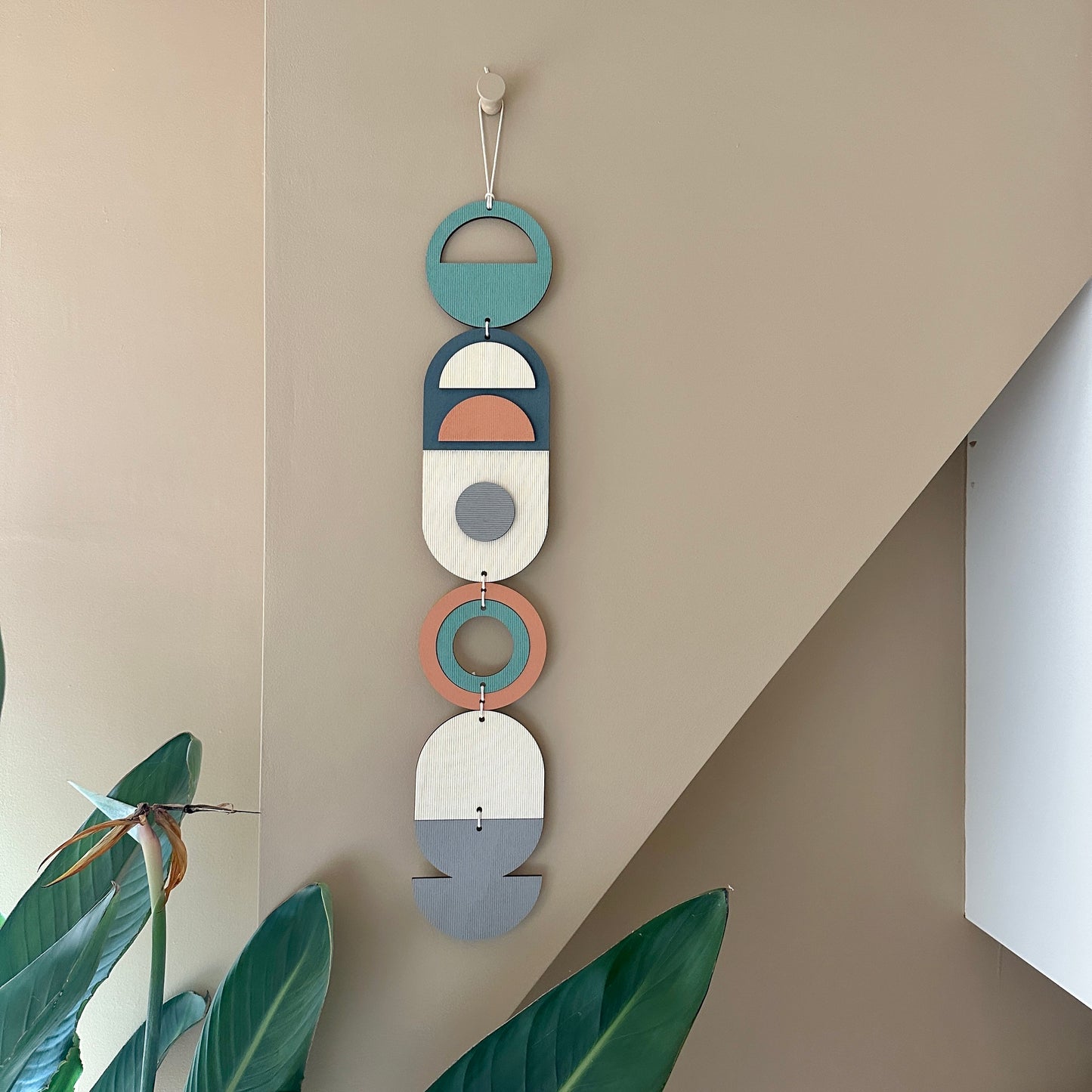 Multi-colour Home Decor - Geometric Wall Art - Home Gift for Her - Housewarming Gift - Mid-Century Home Decor - Art Gift - Birthday Present