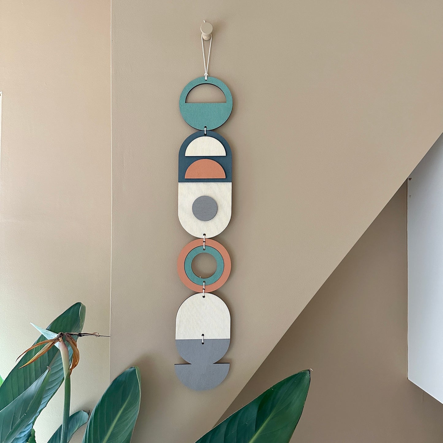 Multi-colour Home Decor - Geometric Wall Art - Home Gift for Her - Housewarming Gift - Mid-Century Home Decor - Art Gift - Birthday Present