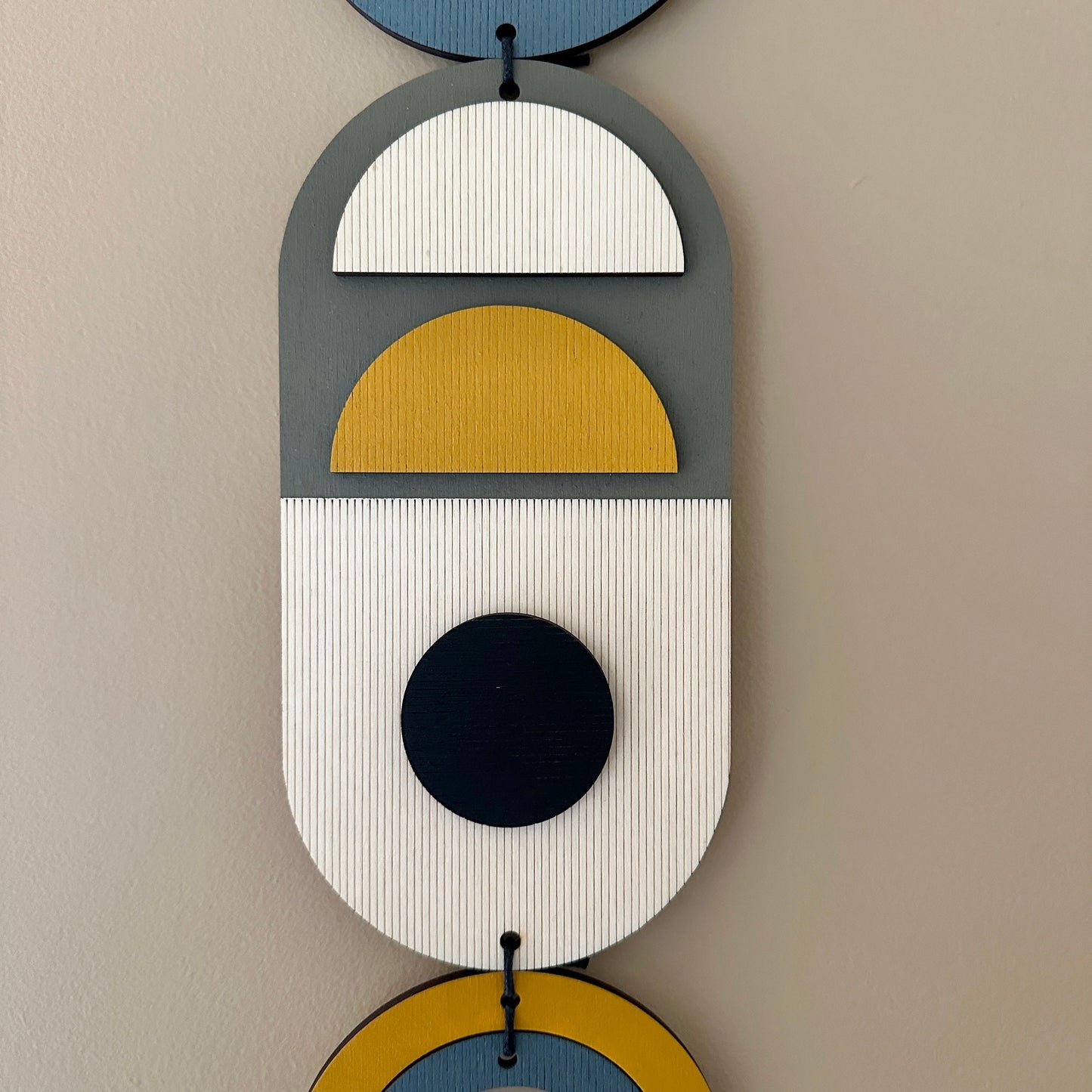 Wall Hanging Gift - Geometric Wall Art - Home Gift for Him - Housewarming Present - Mid-Century Home Decor - Art Gifting - Birthday Present