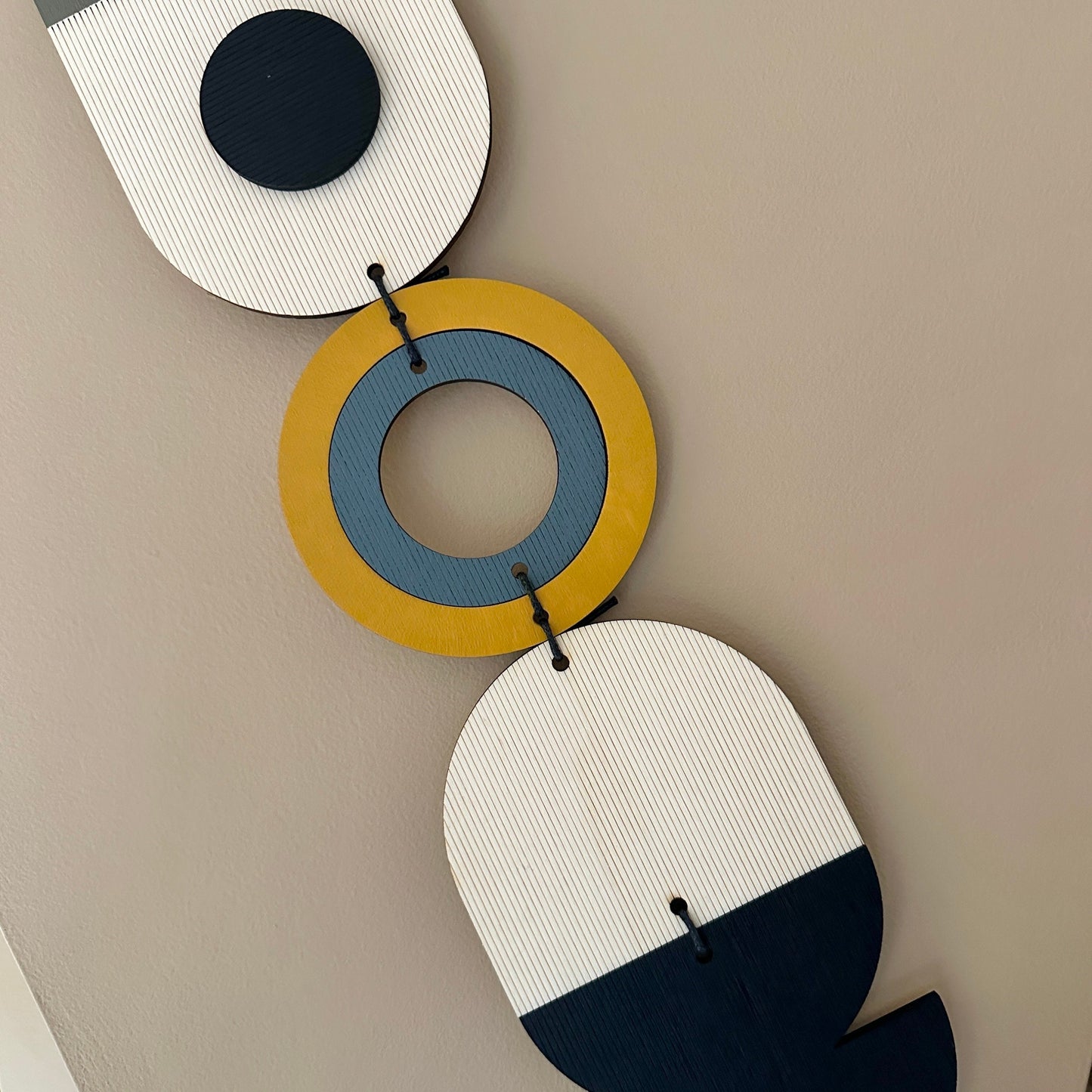 Wall Hanging Gift - Geometric Wall Art - Home Gift for Him - Housewarming Present - Mid-Century Home Decor - Art Gifting - Birthday Present