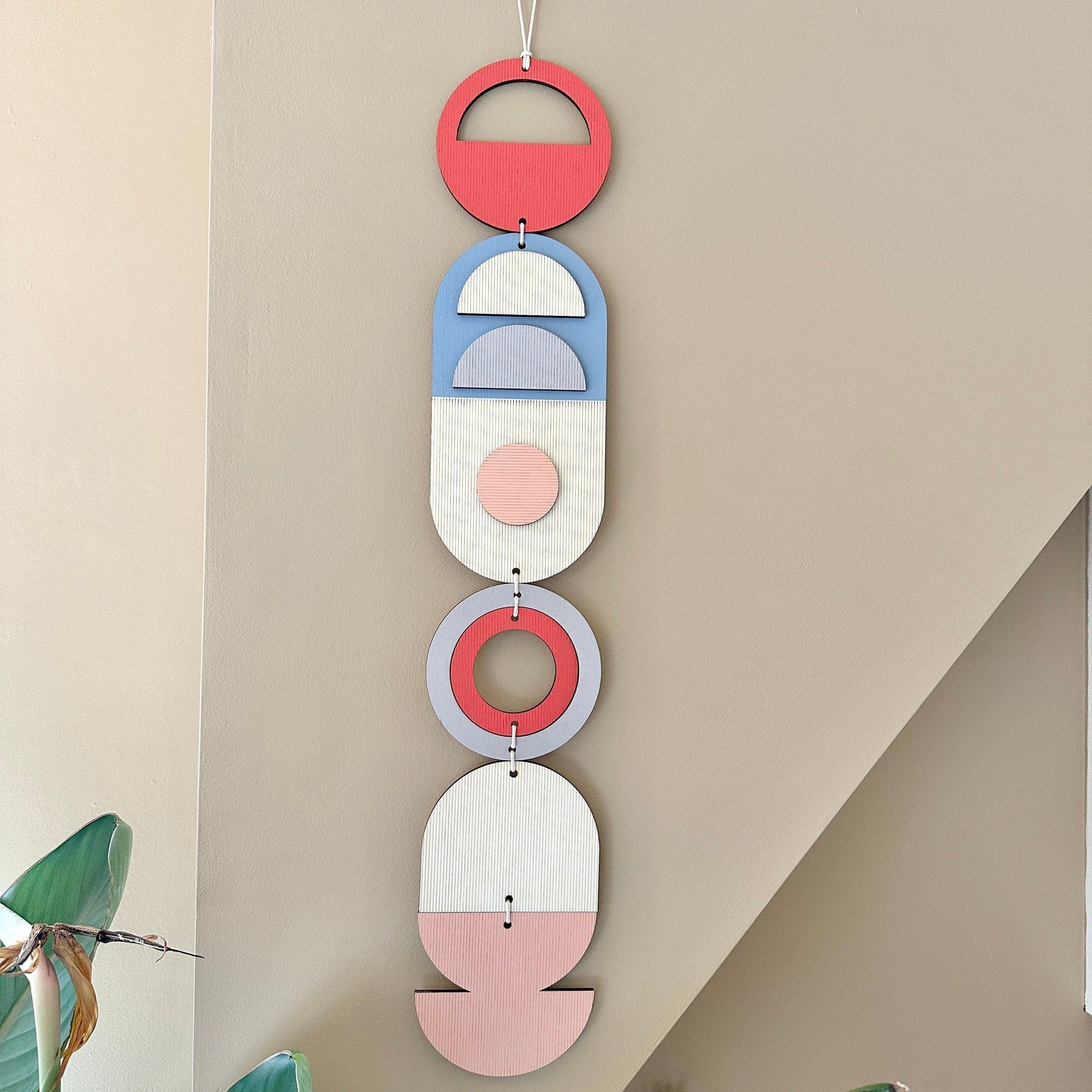 Bright Multi-colour Home Decor - Geometric Wall Art - Home Gift for Her - Housewarming Gift - Mid-Century Home Decor - Art Gift - Birthday Present
