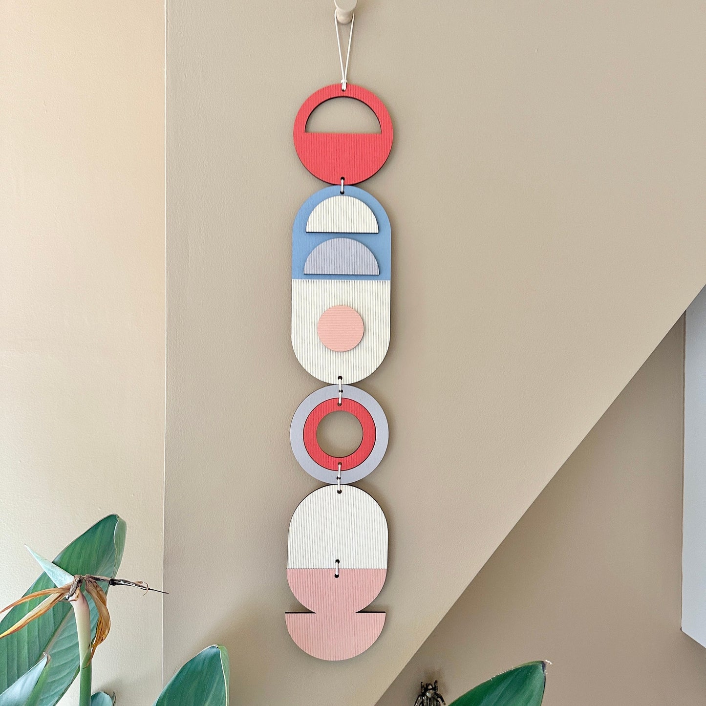 Bright Multi-colour Home Decor - Geometric Wall Art - Home Gift for Her - Housewarming Gift - Mid-Century Home Decor - Art Gift - Birthday Present