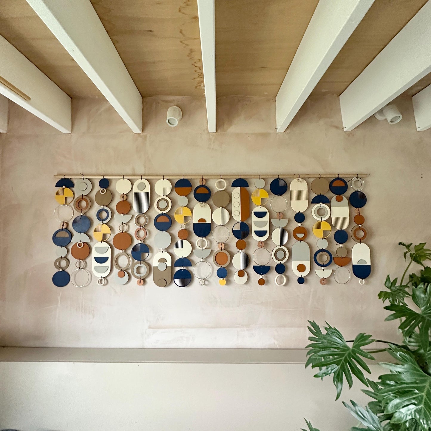 Large Abstract Wall Art - Oversized Wall Decor - Above Sofa Art - Navy Wall Decor - Navy Wall Art