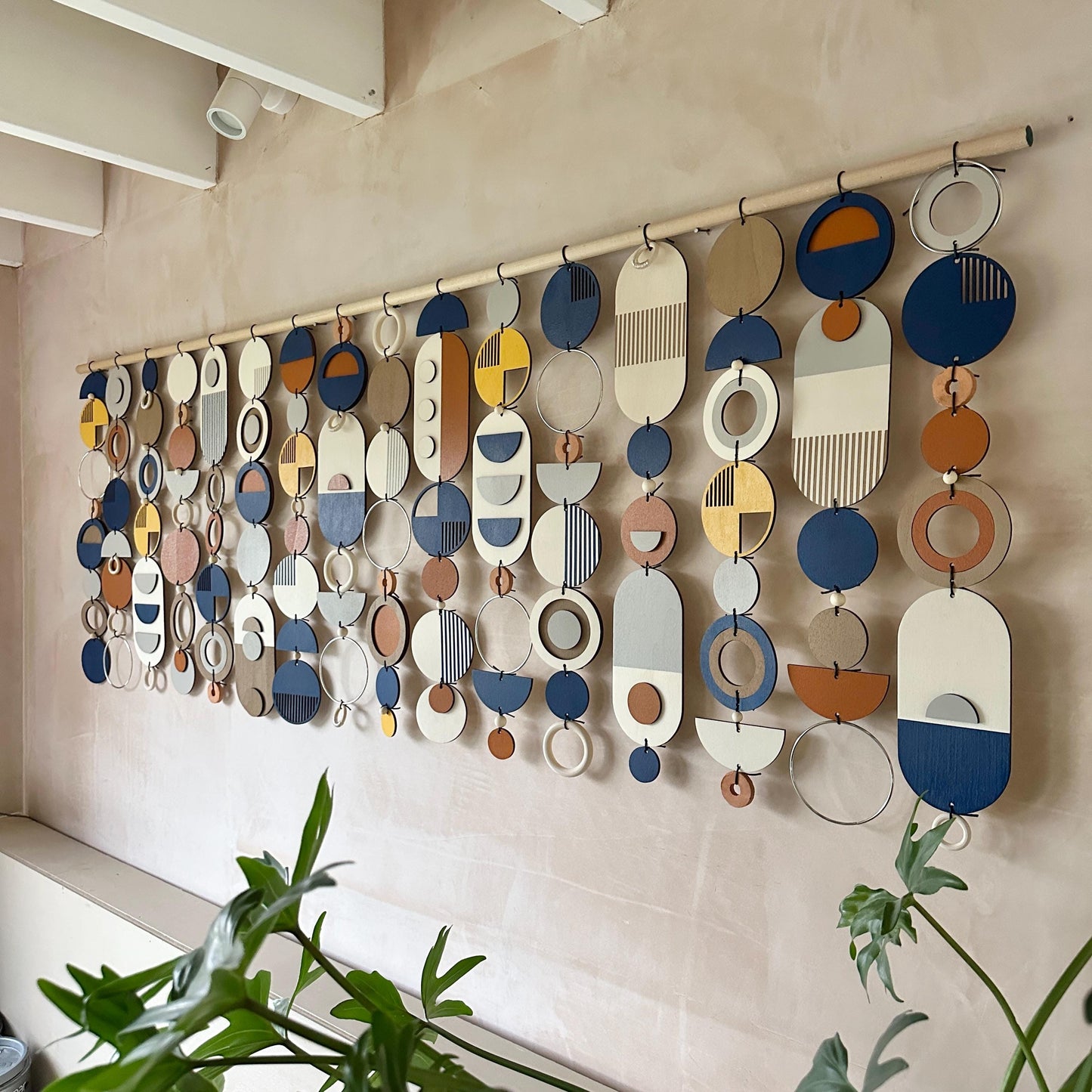 Large Abstract Wall Art - Oversized Wall Decor - Above Sofa Art - Navy Wall Decor - Navy Wall Art