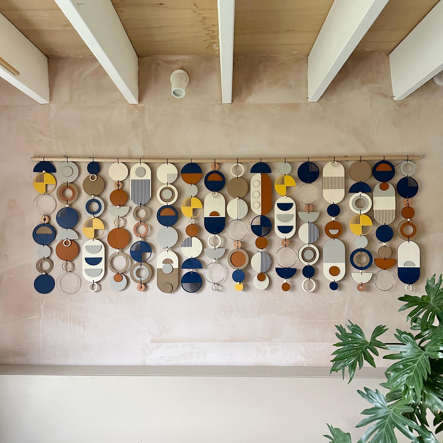 Large Abstract Wall Art - Oversized Wall Decor - Above Sofa Art - Navy Wall Decor - Navy Wall Art