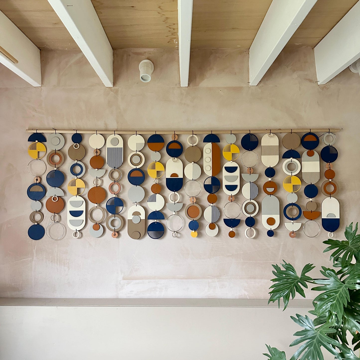 Large Abstract Wall Art - Oversized Wall Decor - Above Sofa Art - Navy Wall Decor - Navy Wall Art