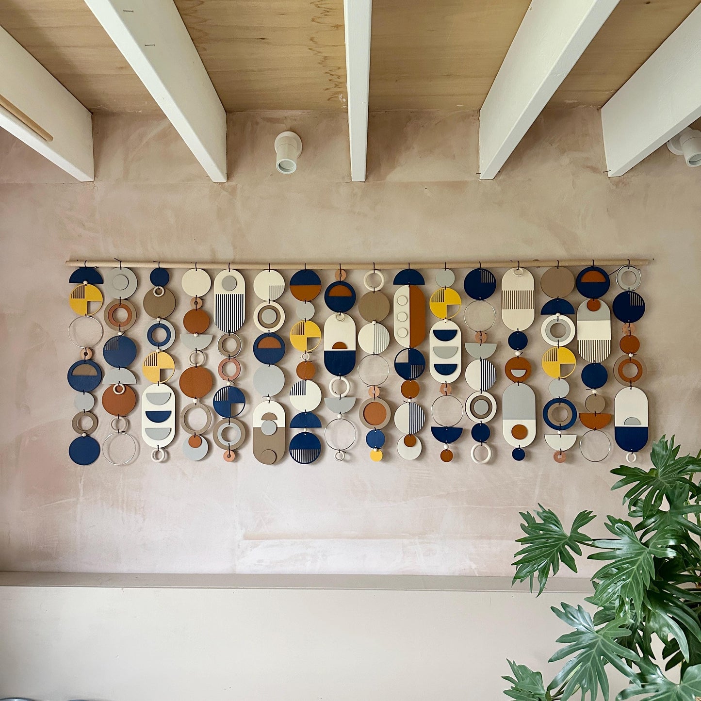 Large Abstract Wall Art - Oversized Wall Decor - Above Sofa Art - Navy Wall Decor - Navy Wall Art