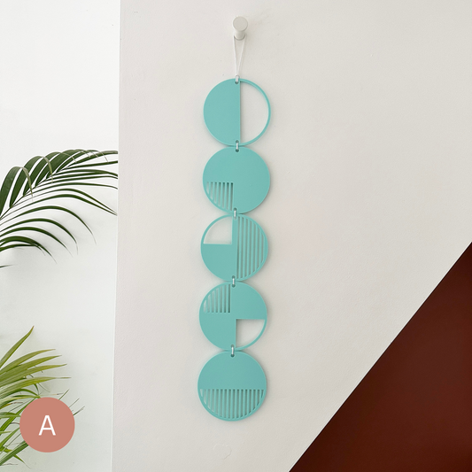 Pastel Colours Indoor Outdoor Wall Hanging Art