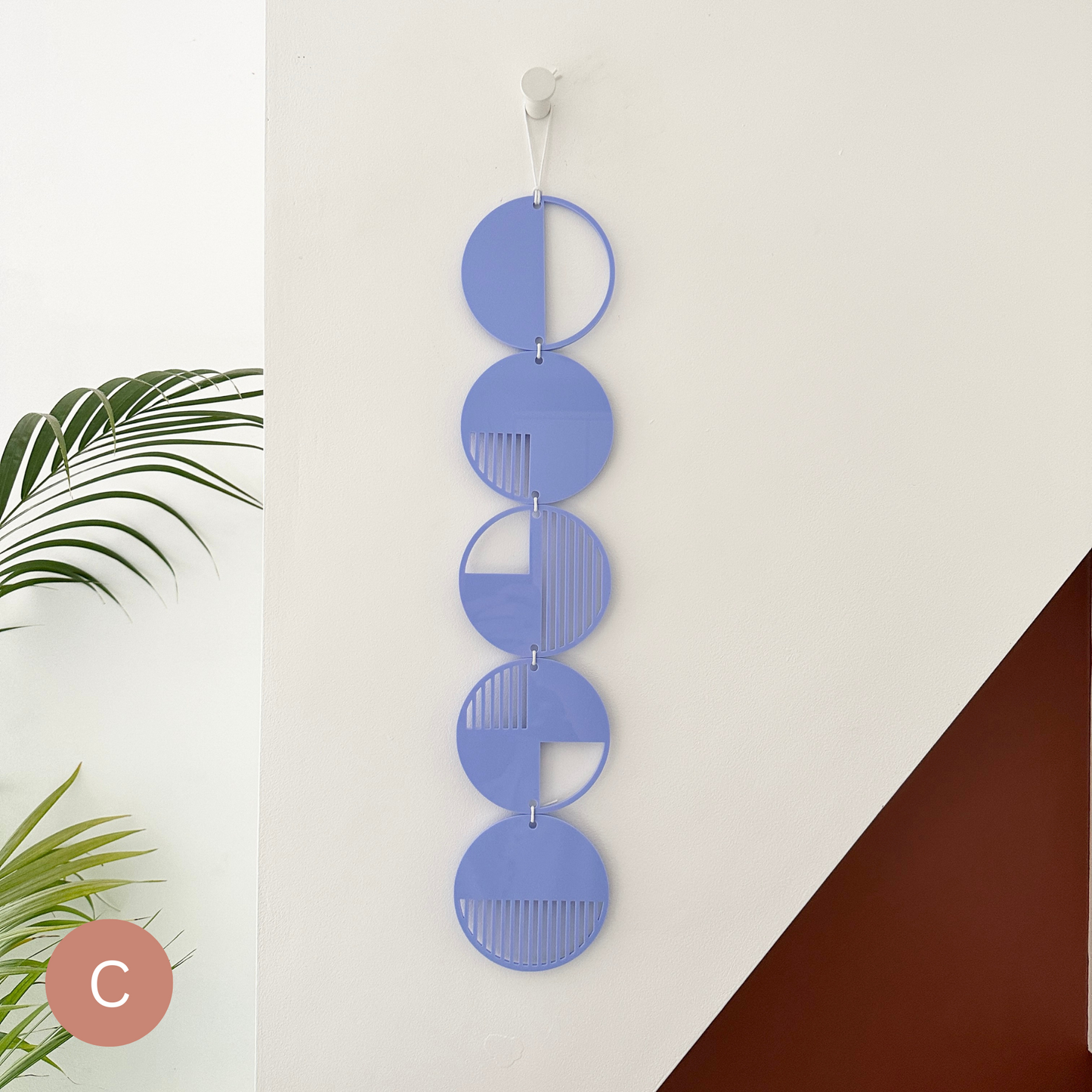Pastel Colours Indoor Outdoor Wall Hanging Art