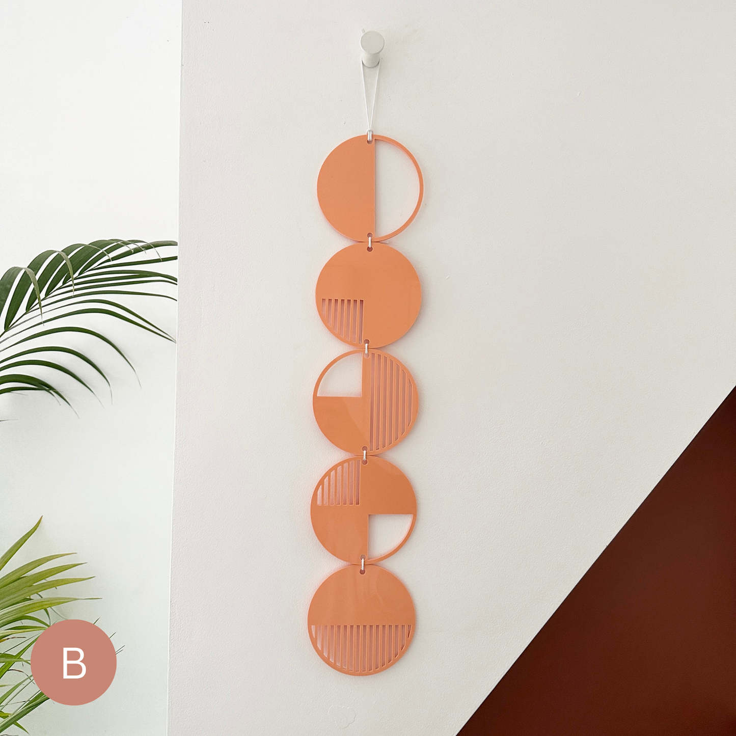 Pastel Colours Indoor Outdoor Wall Hanging Art