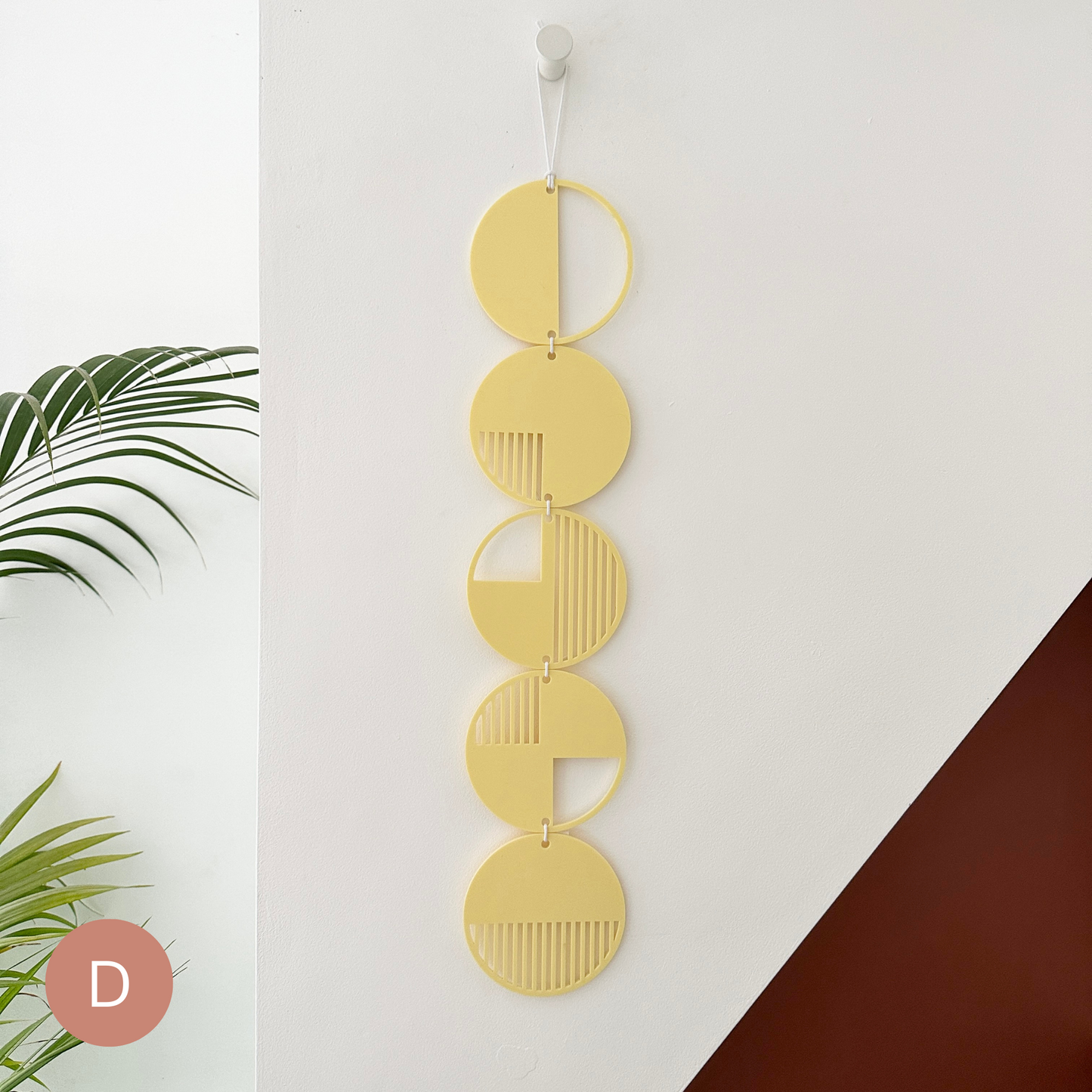 Pastel Colours Indoor Outdoor Wall Hanging Art