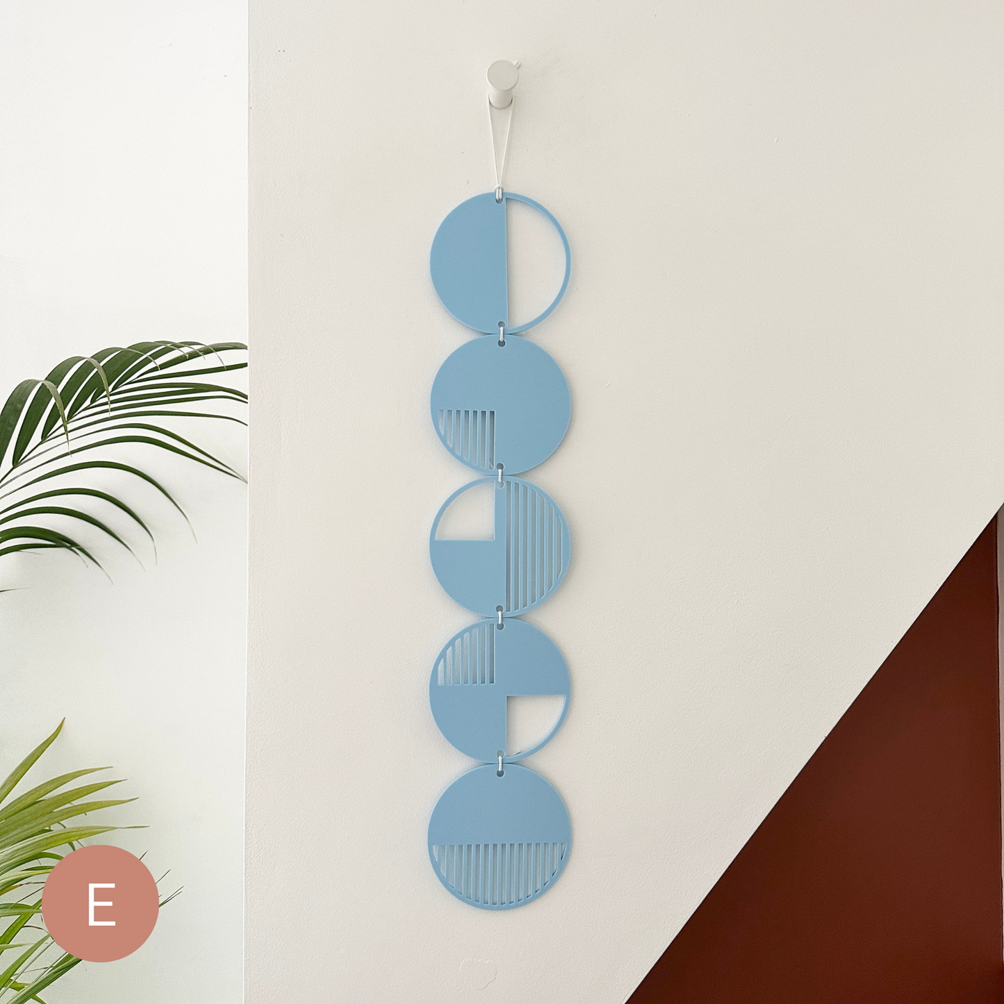 Pastel Colours Indoor Outdoor Wall Hanging Art