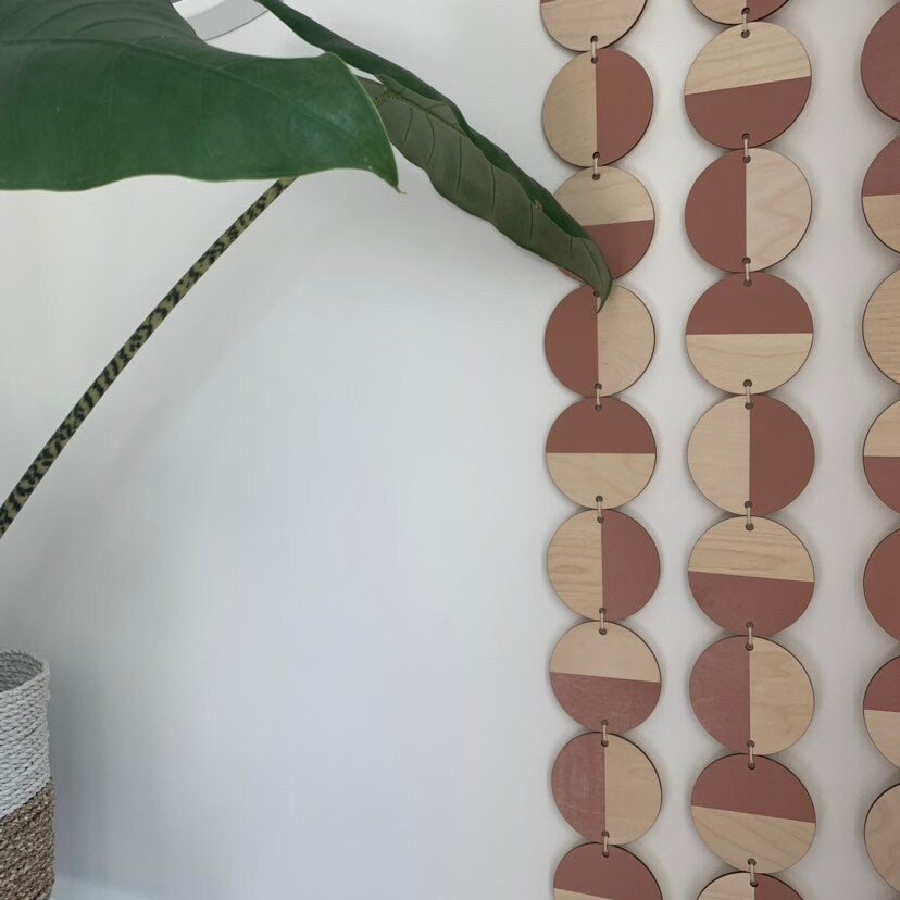 Extra Large Wall Hanging - Dusky Pink Wall Hanging - Massive Wall Art - Geometric Art - Wooden Plaque - Huge Wall Covering - Massive Scandi