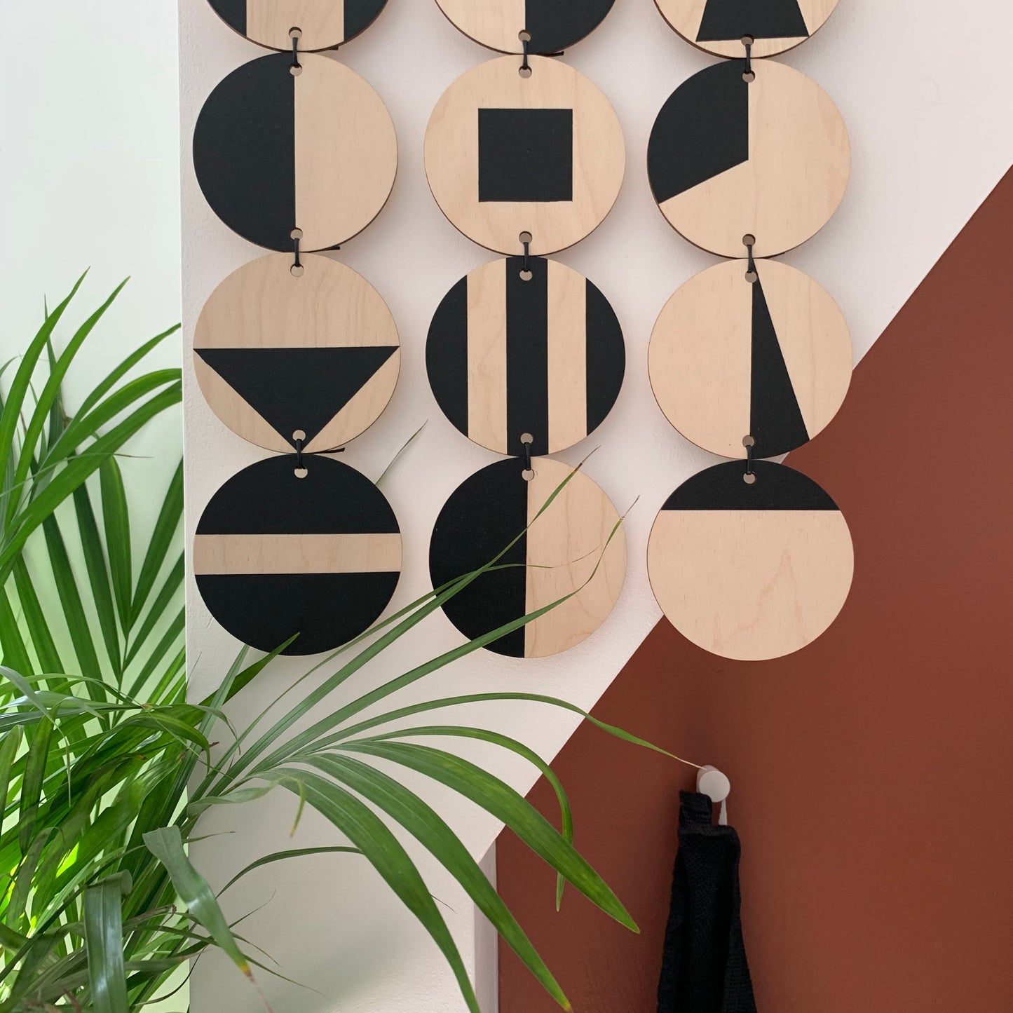 Black Geometric Wall Hanging