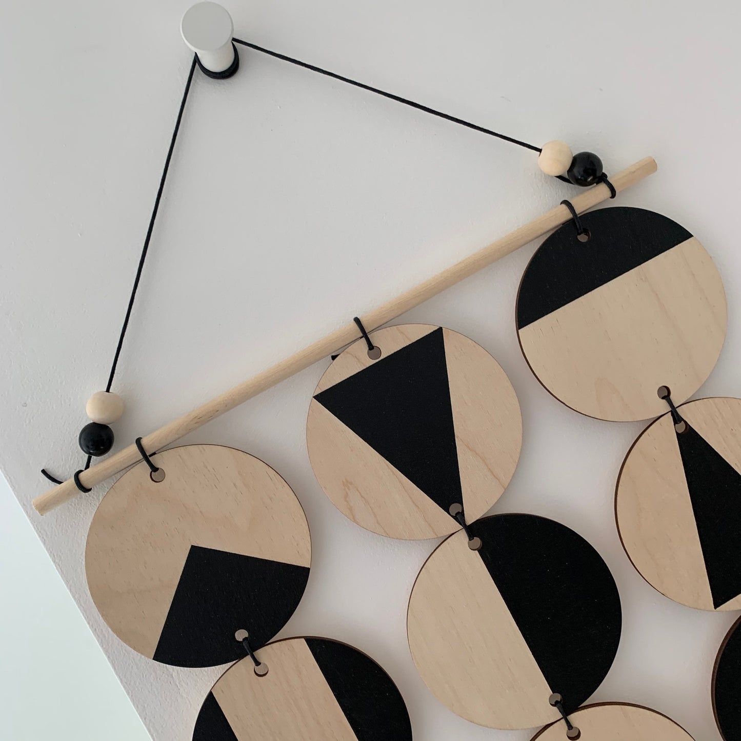 Black Geometric Wall Hanging