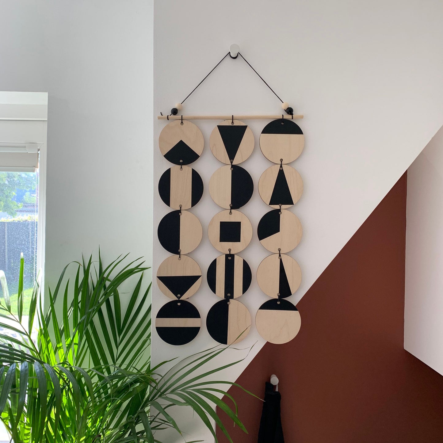 Black Geometric Wall Hanging