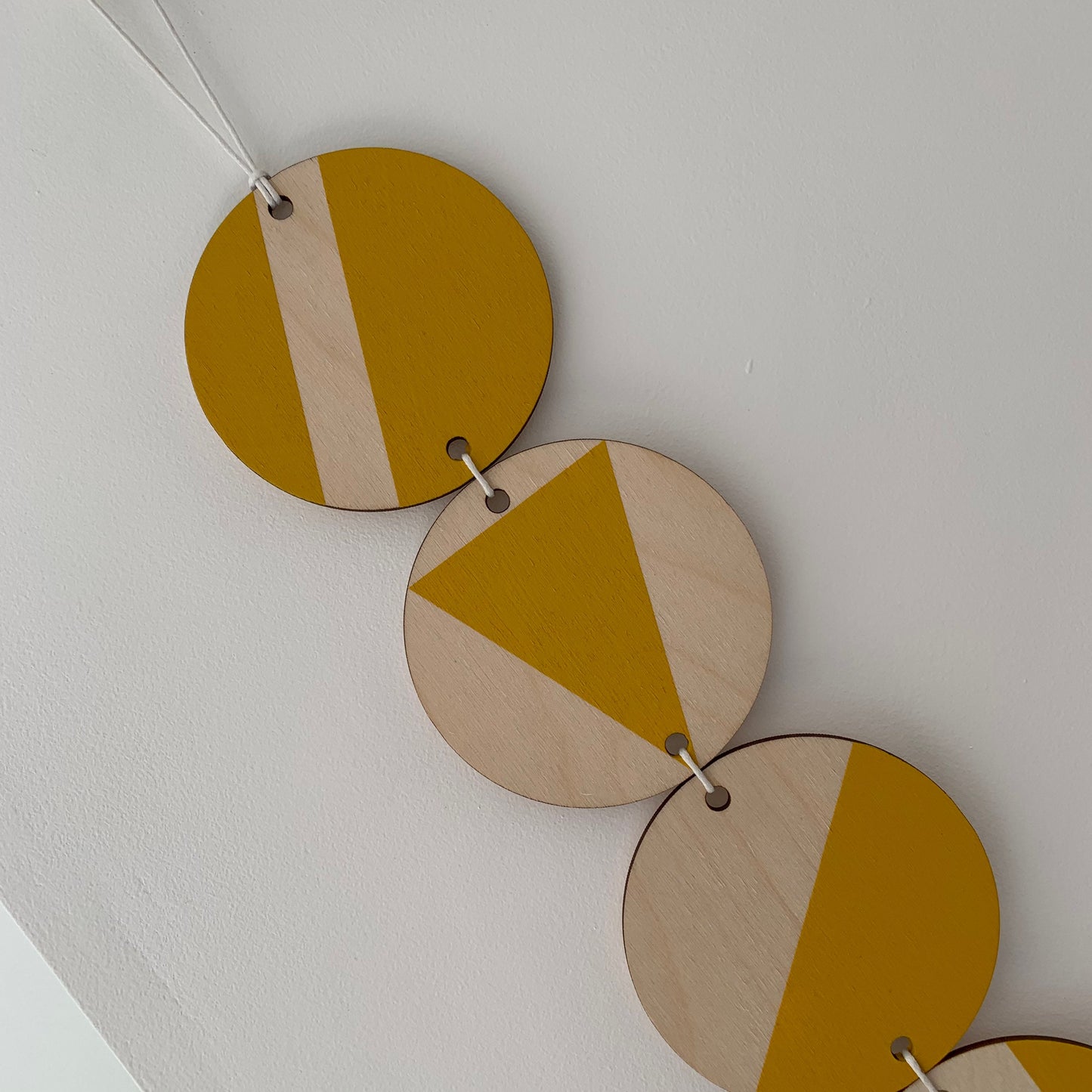 Yellow Wall hanging - Geometric Art - Plywood Decor - Bright Art - Mono Wall Hanging - Wall Art Decor - Yellow Wall Art - Hanging Tapestry