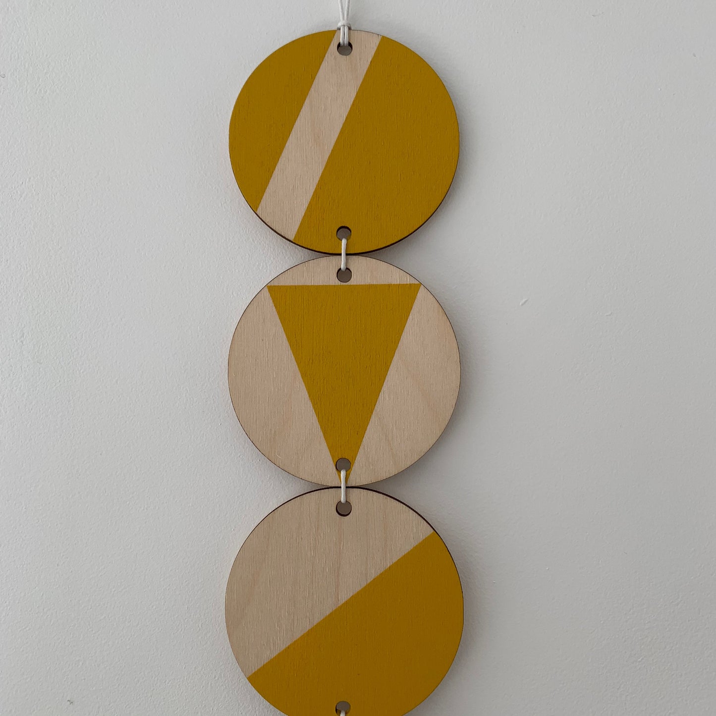 Yellow Wall hanging - Geometric Art - Plywood Decor - Bright Art - Mono Wall Hanging - Wall Art Decor - Yellow Wall Art - Hanging Tapestry