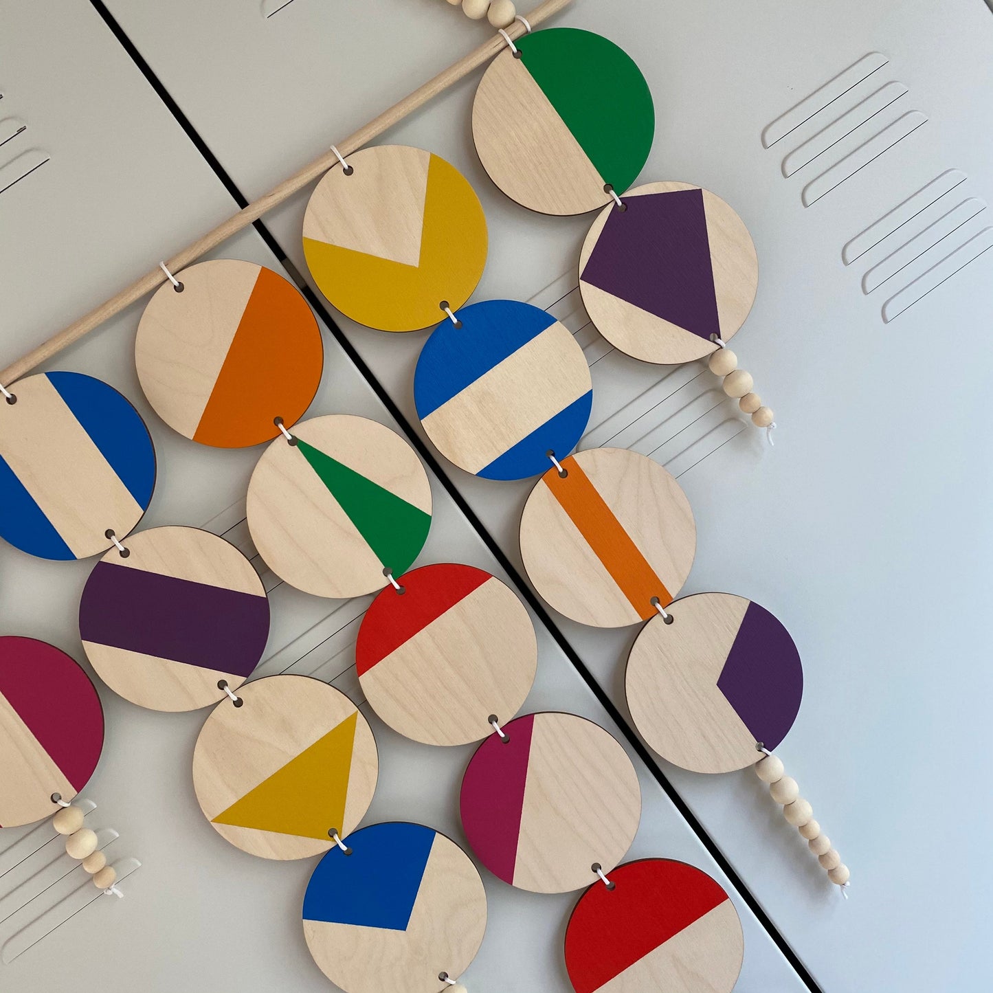 Rainbow Wall Hanging Art - Colourful Wall Hanging - Bright Wall Hanging - Colourful New Art - Geometric Art - Large Wall Art - Unique Decor