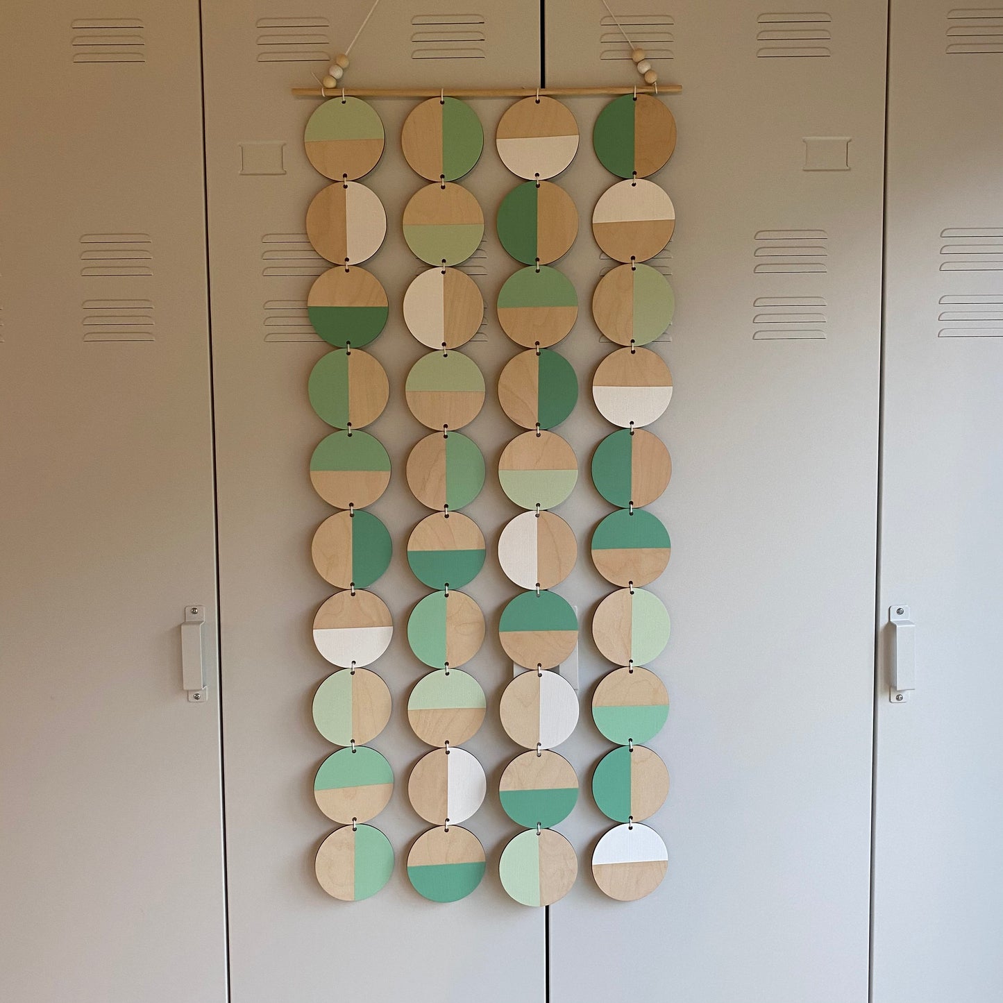 Green Wall Art - Large Wall Decoration - Green Geometric Art - Huge Wall Hanging - Home Wall Decor - Wall Tapestry - Large Green Wall Art