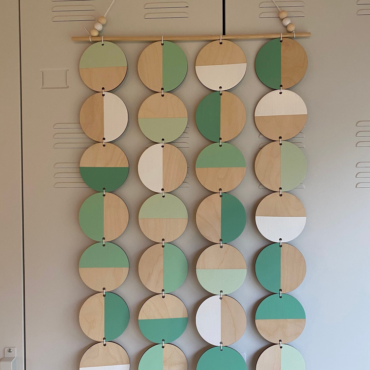 Green Wall Art - Large Wall Decoration - Green Geometric Art - Huge Wall Hanging - Home Wall Decor - Wall Tapestry - Large Green Wall Art