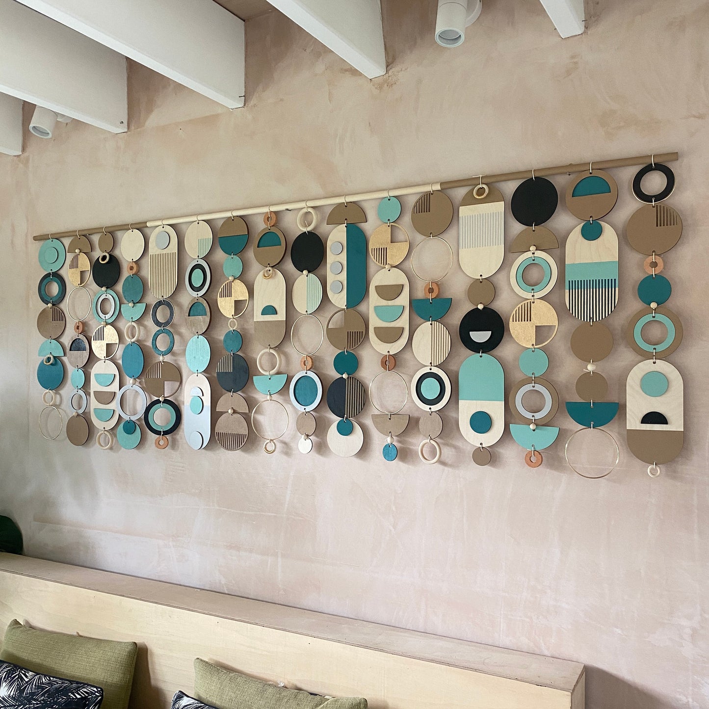 Giant Wall Art - Geometric Artwork - Minimal Home Decor - Large Home Decor - Large Centre Piece Art - Wall Tapestry - Large Tapestry