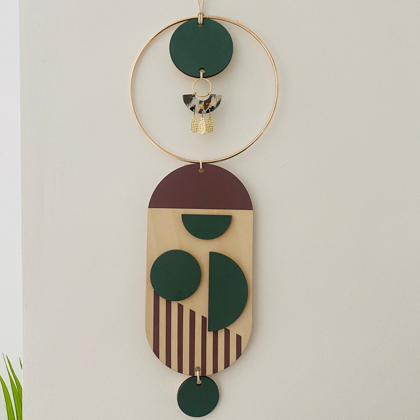 Small Abstract Wall Art - Contemporary Decor - Wood Wall Decor