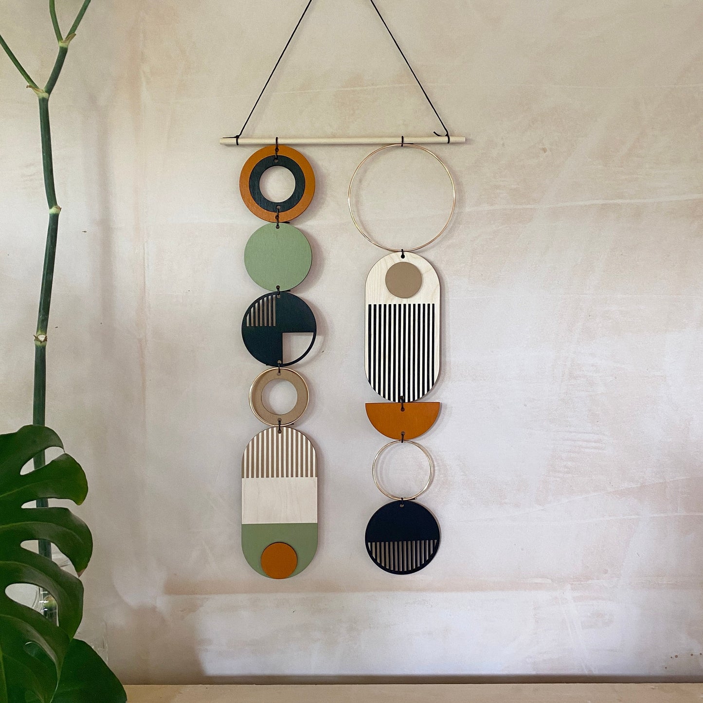 Large Original Modern Wood Wall Art - Home Decor - Geometric Artwork - Minimalist Home Decor - Custom Wall Art - Unique Centre Piece Art - New Wall Tapestry - Dark Art