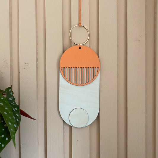 Minimalistic Monochrome Art - Contemporary Art - Coral Wall Hanging - Modern Simple Decor - Unique Home Decor - Small Wall Hanging - Plain