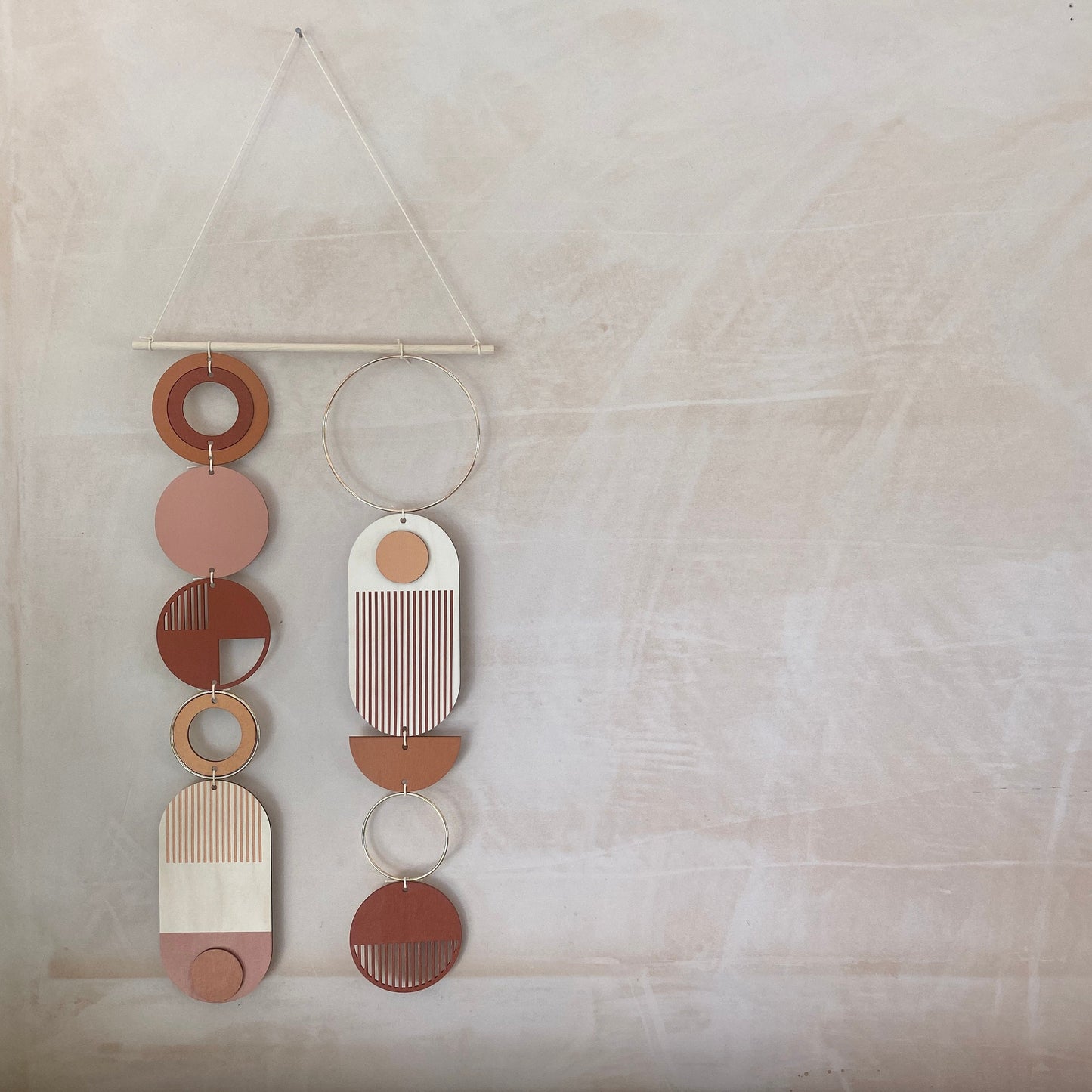 Modern Wall Art - Geometric Artwork - Minimalist Home Decor - Custom Wall Art - Unique Centre Piece Art - New Wall Tapestry - Warm Art